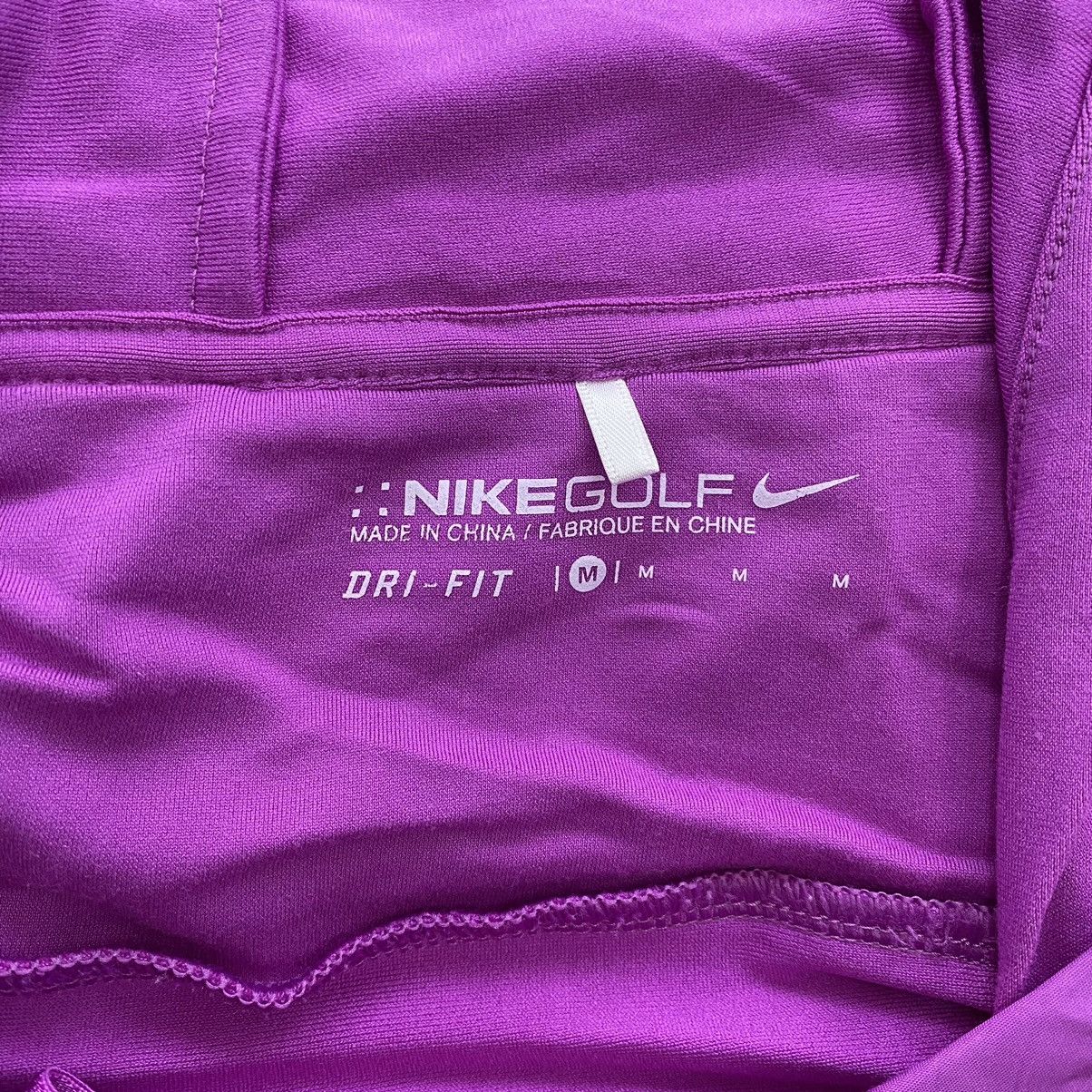 Nike × Vintage Vintage NIKE GOLF Dri-Fit Fleece Purple Hoodie Size M / US 6-8 / IT 42-44 - 3 Thumbnail