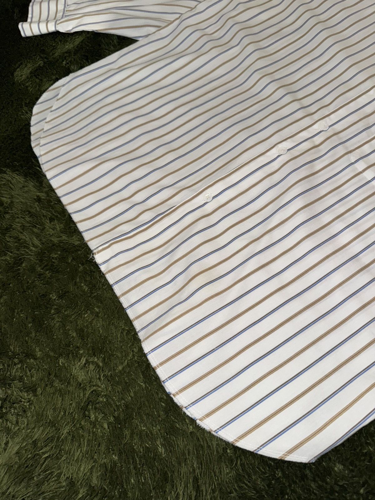 Camiel Fortgens [M] Camiel Fortgens Rough Cutting Stripe Cotton Shirt Size US M / EU 48-50 / 2 - 4 Thumbnail