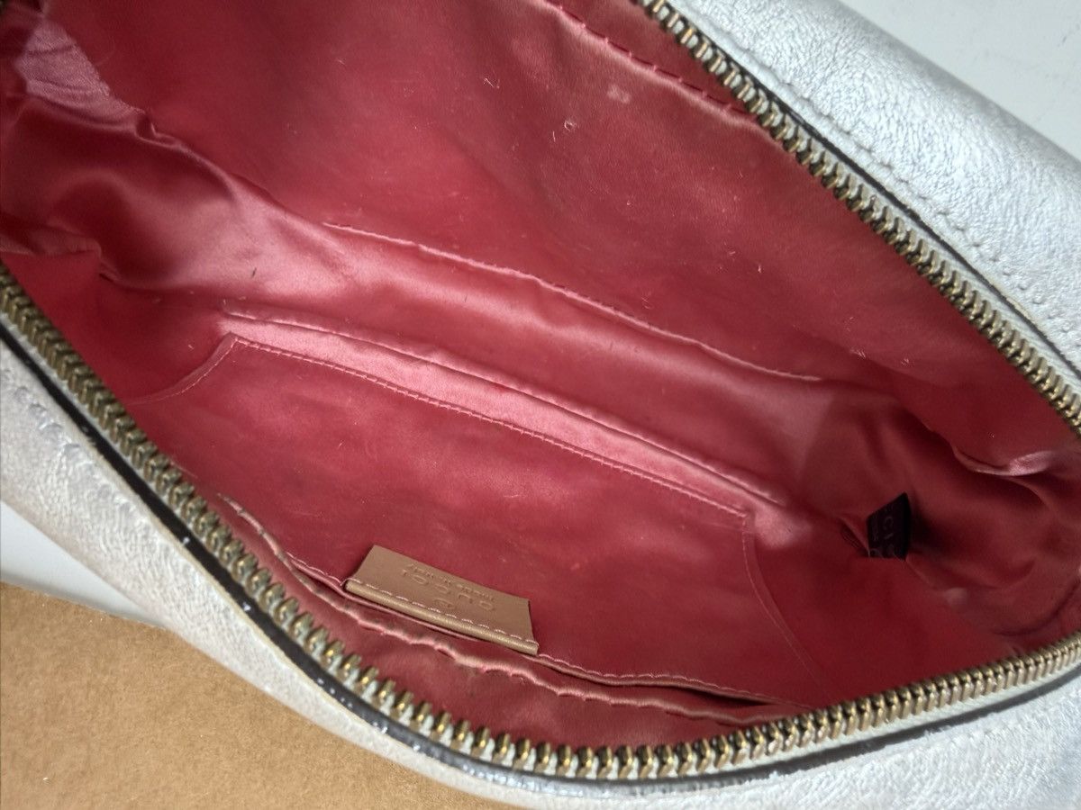 Gucci Gucci GG Marmont Pearl Crossbody Silver Matelasse Chain Bag Size ONE SIZE - 9 Thumbnail