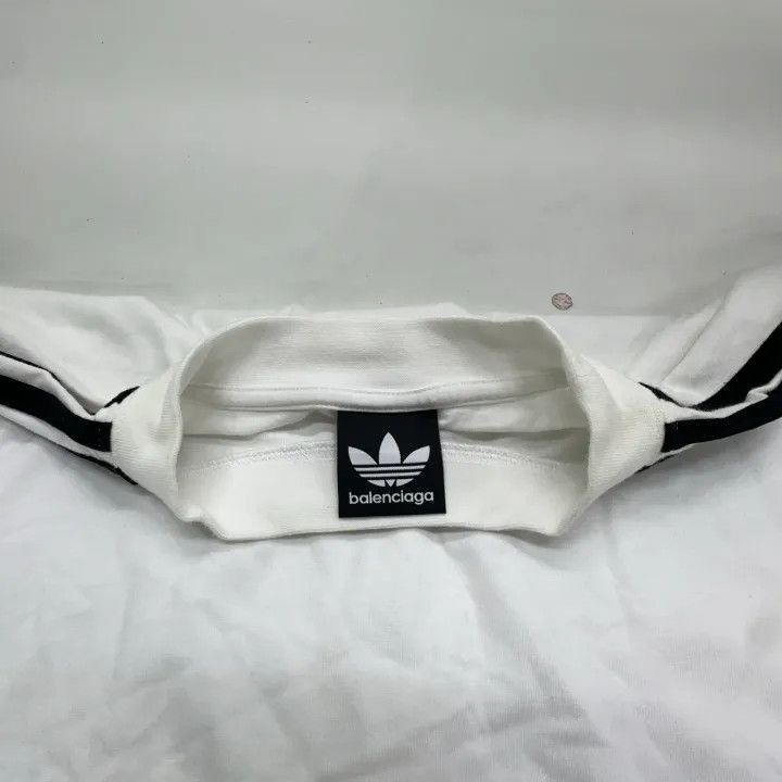 Balenciaga Balenciaga Balenciaga x Adidas Logo Print Short Sleeve TSh Size US M / EU 48-50 / 2 - 2 Thumbnail