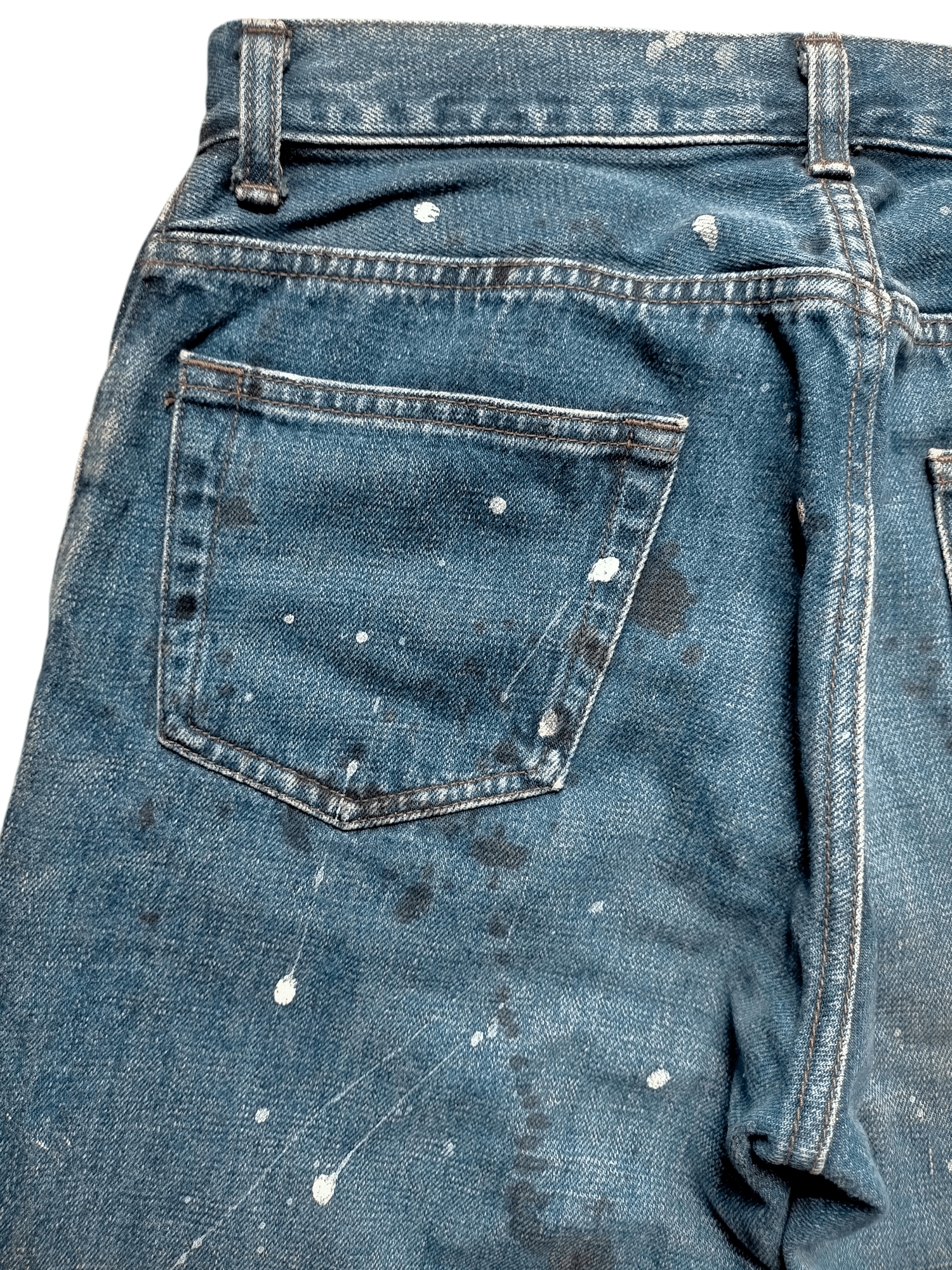 Hysteric Glamour × Japanese Brand Made in Japan Liberto Painted Denim selvedge Jeans Size US 29 - 11 Thumbnail