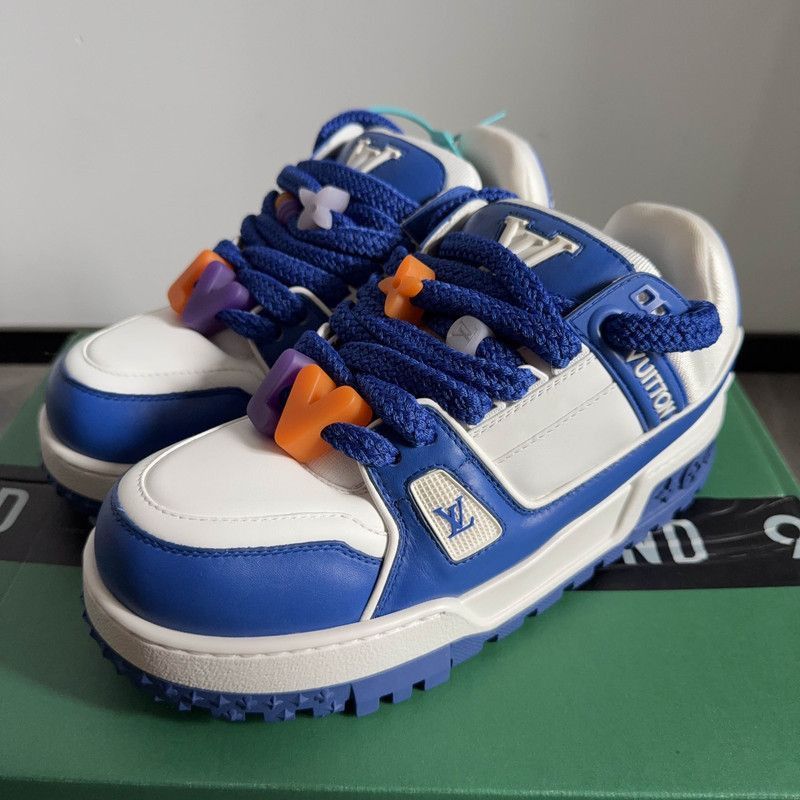 Louis Vuitton Louis Vuitton Trainer Maxi Low Top Fashion Sneakers -2508 Size US 8.5 / EU 41-42 - 1 Thumbnail