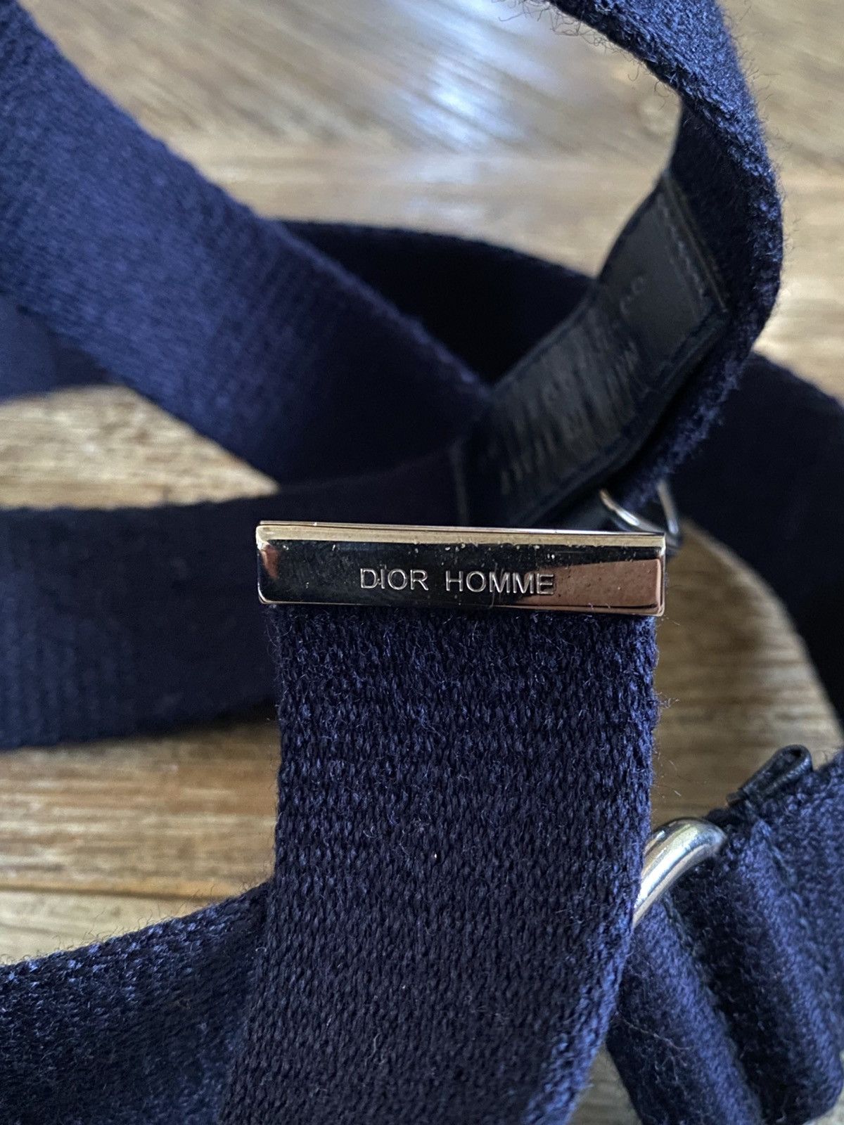Dior Dior Homme Canvas Double D-Ring Belt – Black Size ONE SIZE - 4 Thumbnail