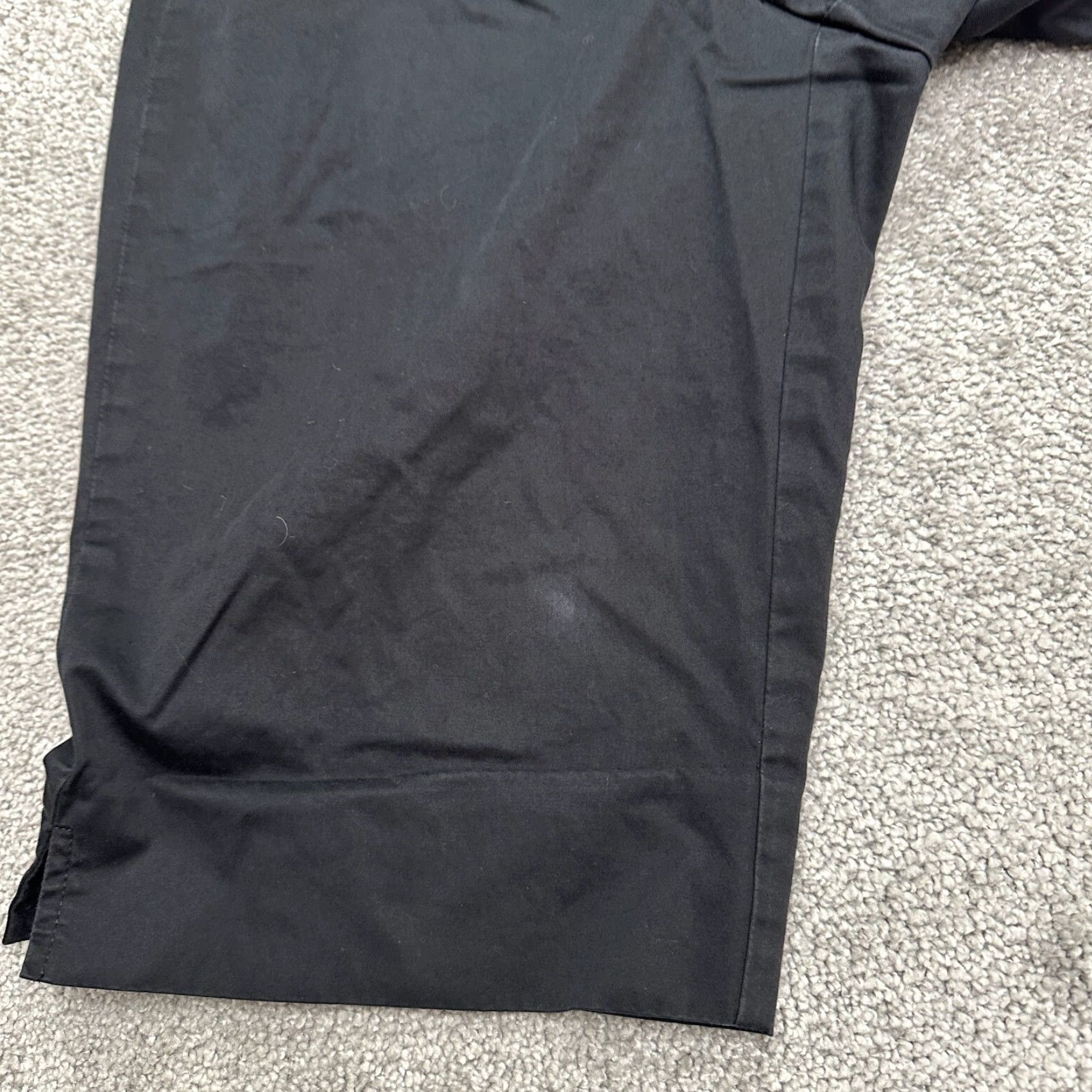 Talbots Talbots Pants Capri Womens 6 Black High Rise Straight Leg Cotton Spandex Stretch 30x13 Casual Modern Womens Size 28" / US 6 / IT 42 - 5 Thumbnail
