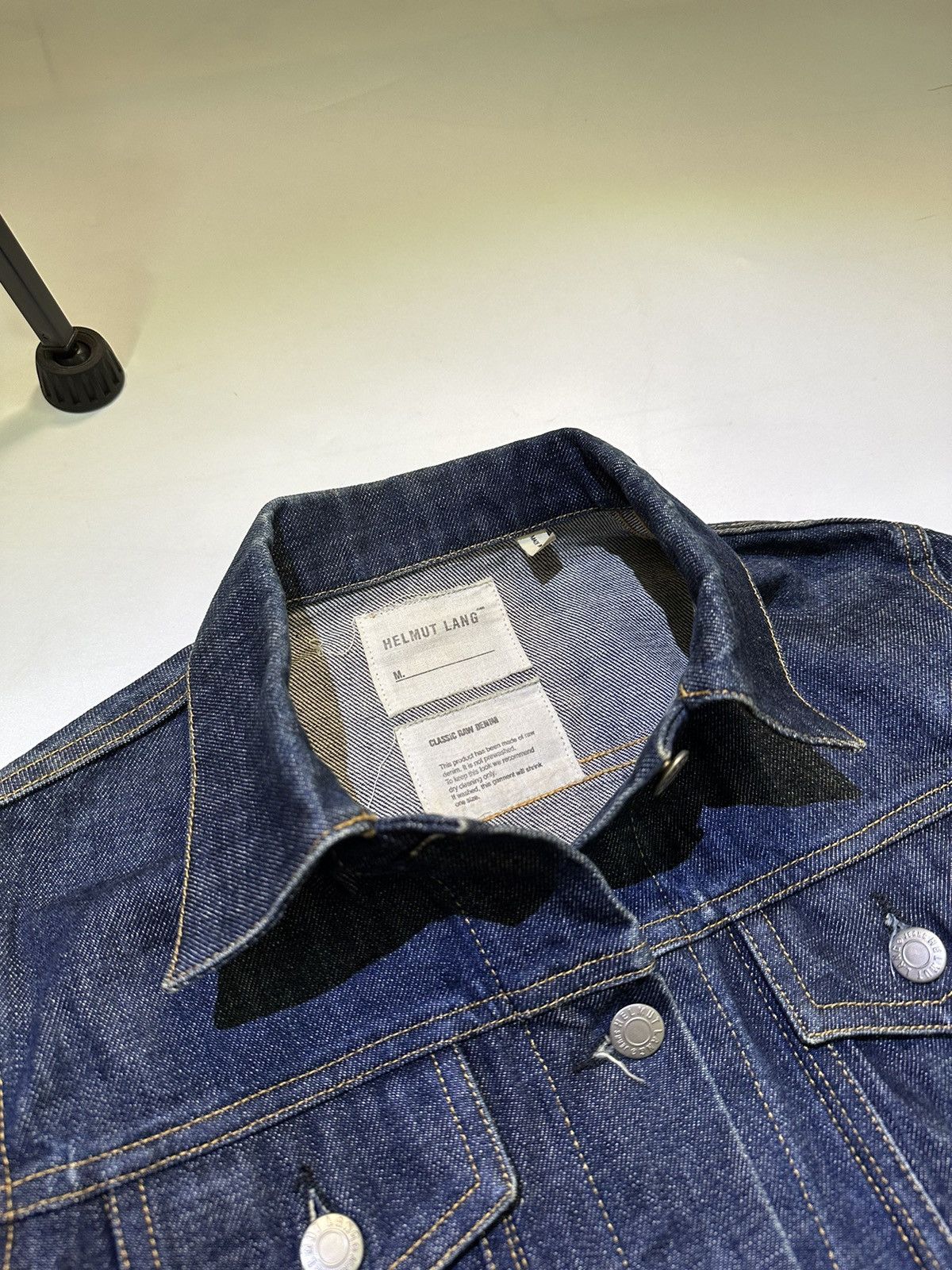 Helmut Lang Helmut lang Raw denim classic jacket Size S / US 4 / IT 40 - 5 Thumbnail