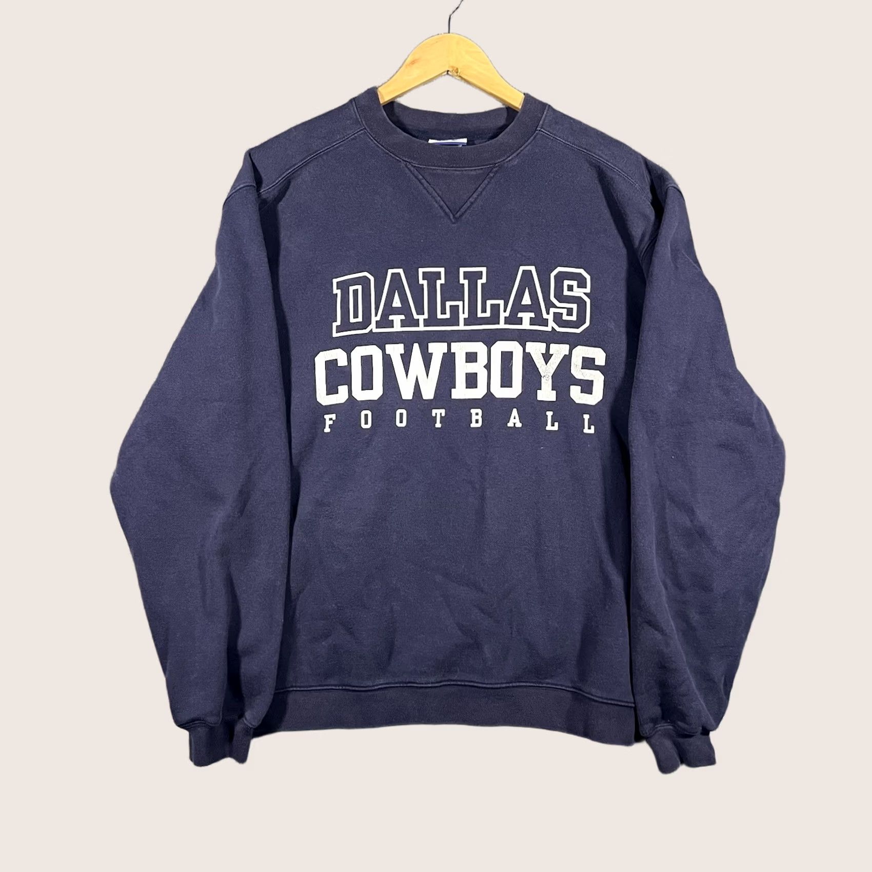 Reebok VINTAGE Dallas Cowboys Football Reebok NFL Blue Mens Crewneck Sweatshirt L Size US L / EU 52-54 / 3 - 1 Thumbnail