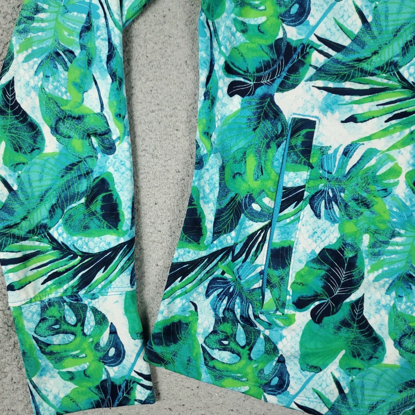 Tommy Bahama Tommy Bahama Jacket Womens Large Green Blue Active Full Zip Track Sweater Size L / US 10 / IT 46 - 3 Thumbnail