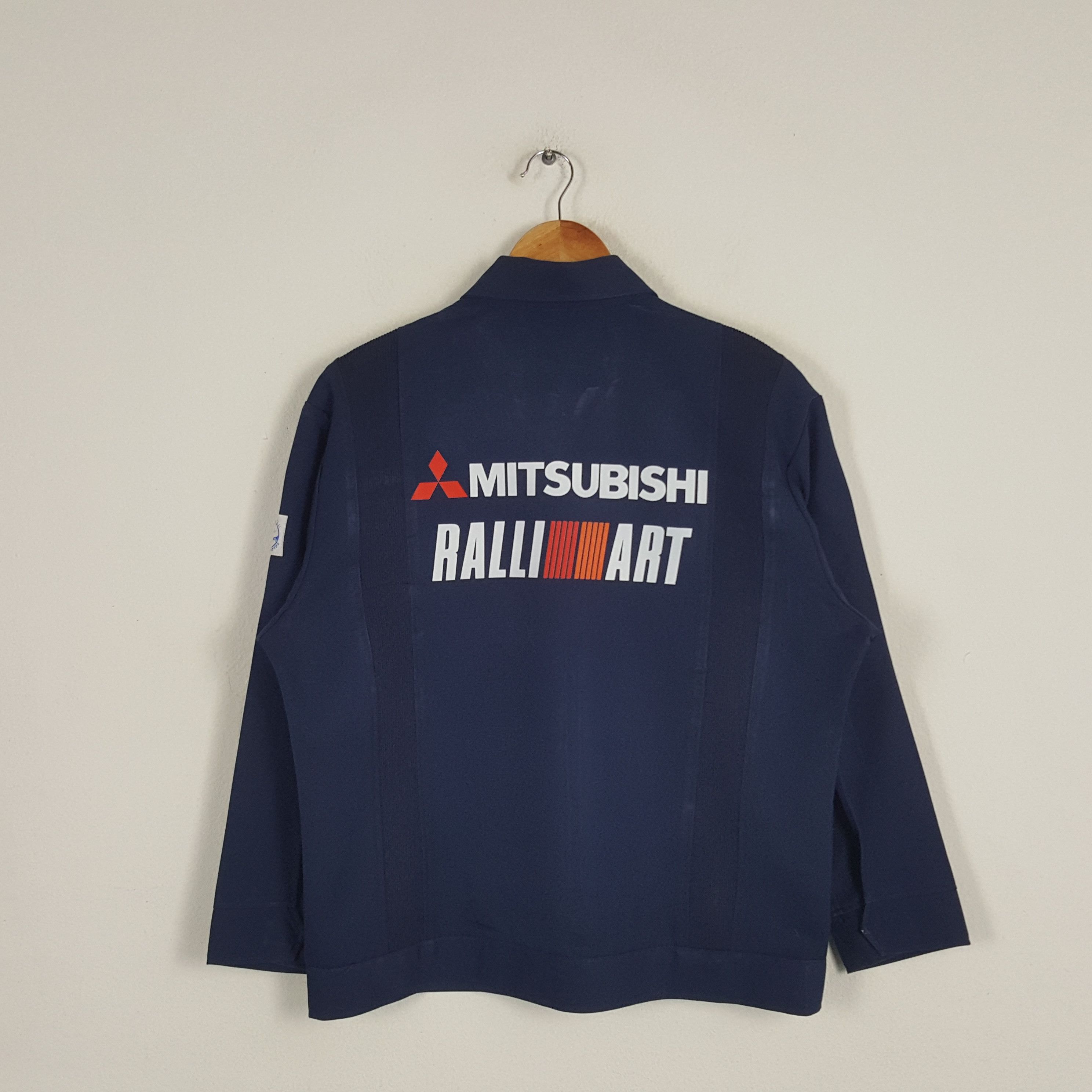 Japanese Brand × Vintage Vintage Mitsubishi Ralli Art Japanese Racing Custom Jacket Size US M / EU 48-50 / 2 - 1 Thumbnail