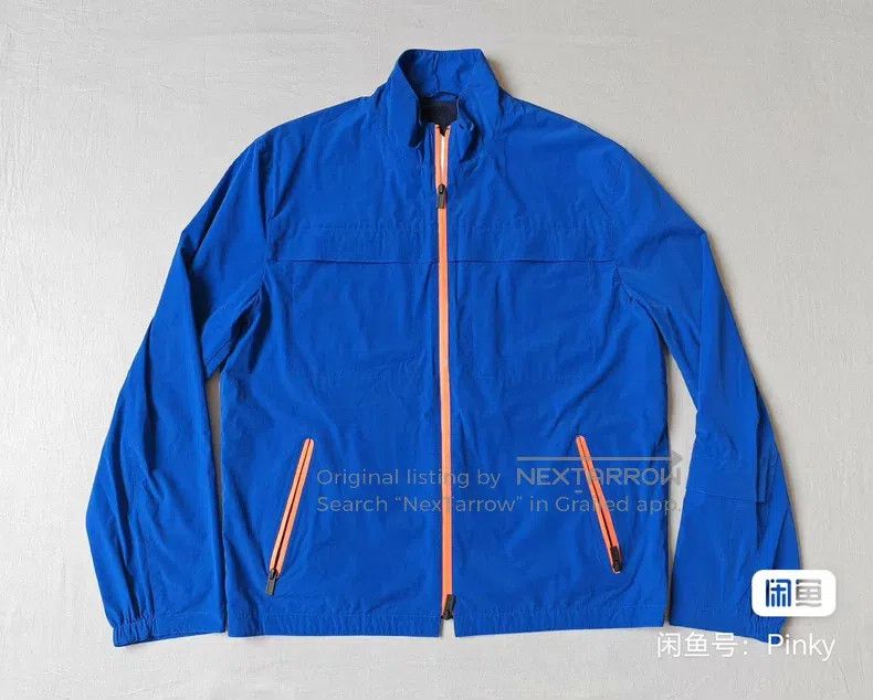 Hermes Hermes Blue Nylon Functional Windbreaker Jacket Size US L / EU 52-54 / 3 - 1 Thumbnail