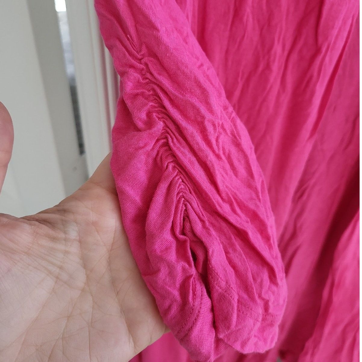 Other Lane Bryant Pink Short Sleeve Stretchy Cardigan - 14/16 Size XL / US 12-14 / IT 48-50 - 4 Thumbnail