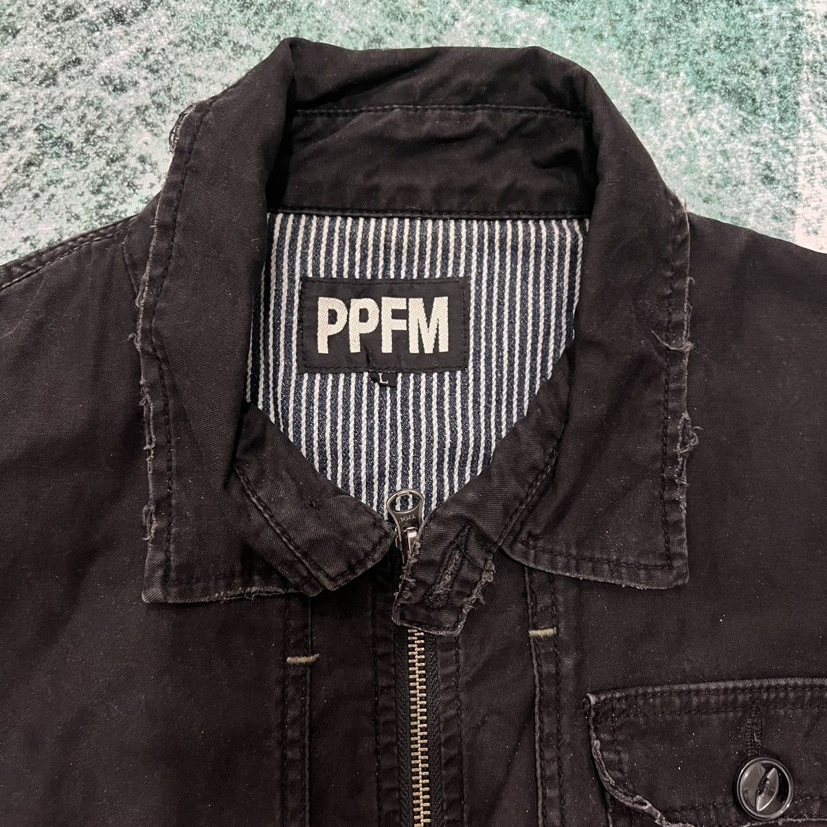 PPFM Vintage PPFM zip jacket black denim Size US L / EU 52-54 / 3 - 3 Thumbnail