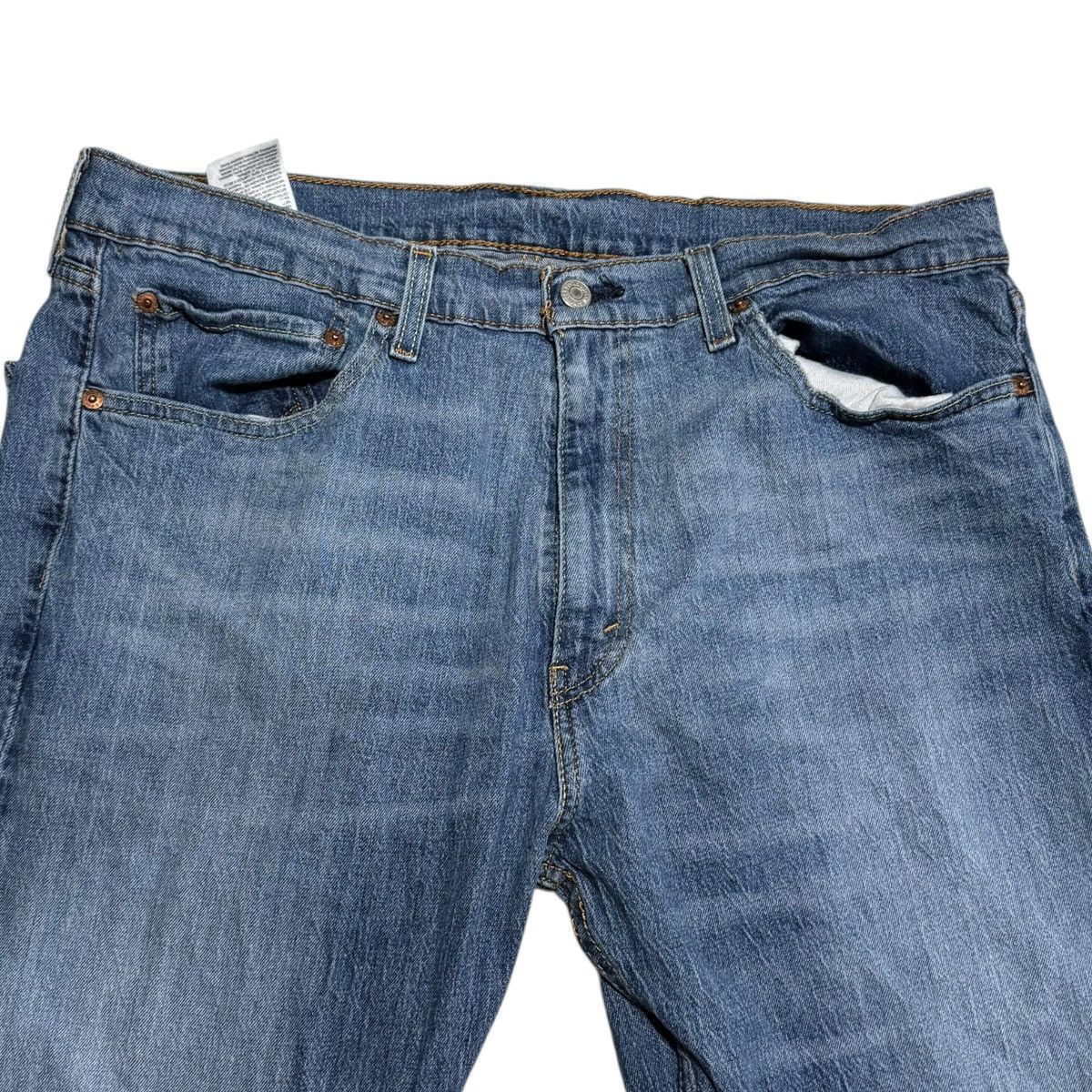 Levi's Levi’s 505 5 Pocket Straight Leg Jeans Men’s 36x30 Size US 36 / EU 52 - 6 Thumbnail