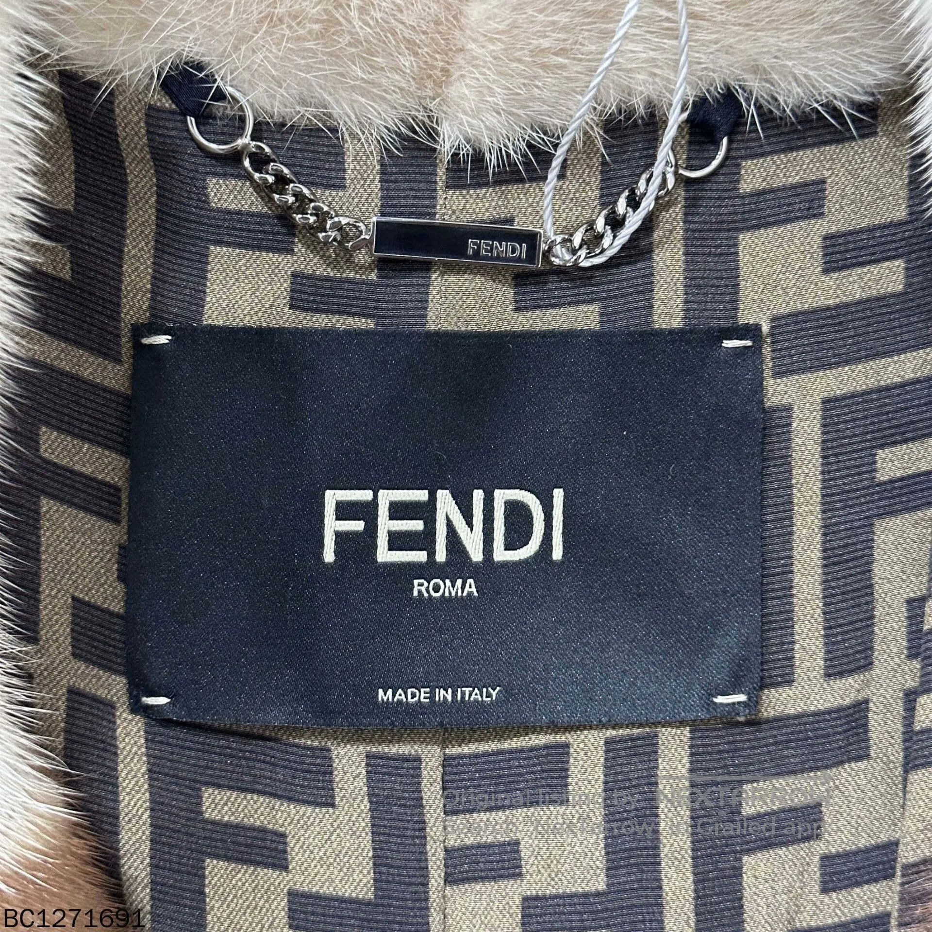 Fendi Fendi Long Gold Mink Fur Coat. Size US L / EU 52-54 / 3 - 6 Thumbnail