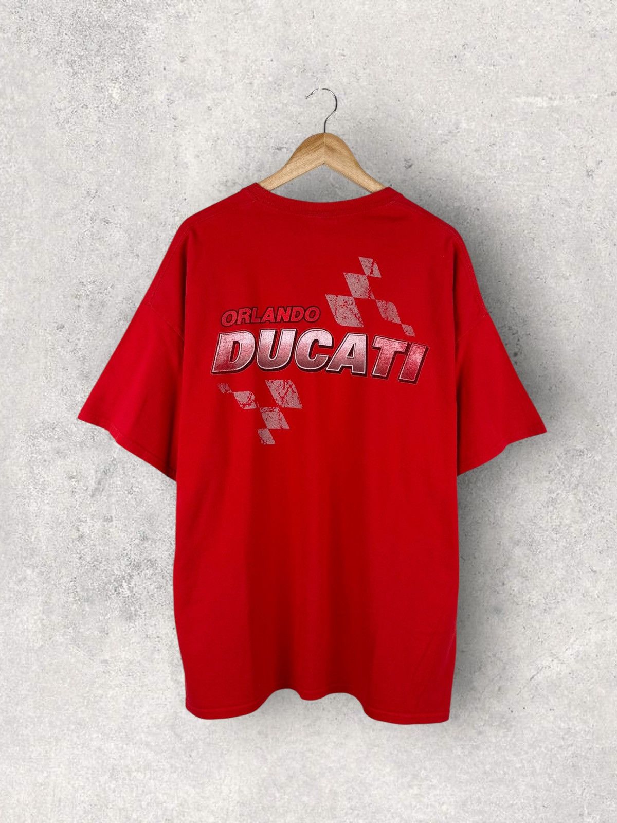 Ducati 90s Vintage Ducati Box Logo Tee Size US XL / EU 56 / 4 - 1 Thumbnail
