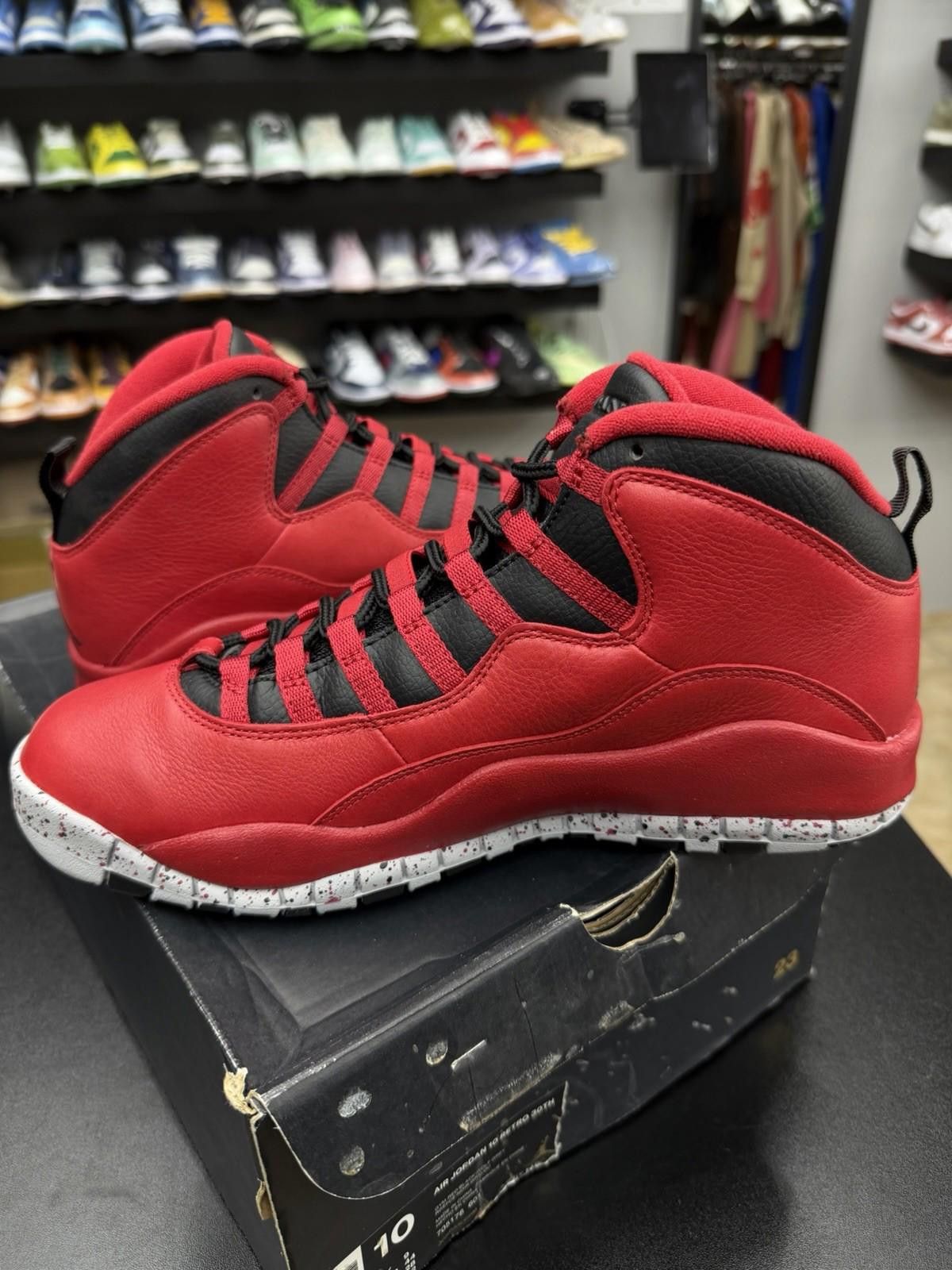 Jordan Brand Air Jordan 10 Retro Bulls Over Broadway 2015 Men's Size 10 Size US 10 / EU 43 - 7 Thumbnail
