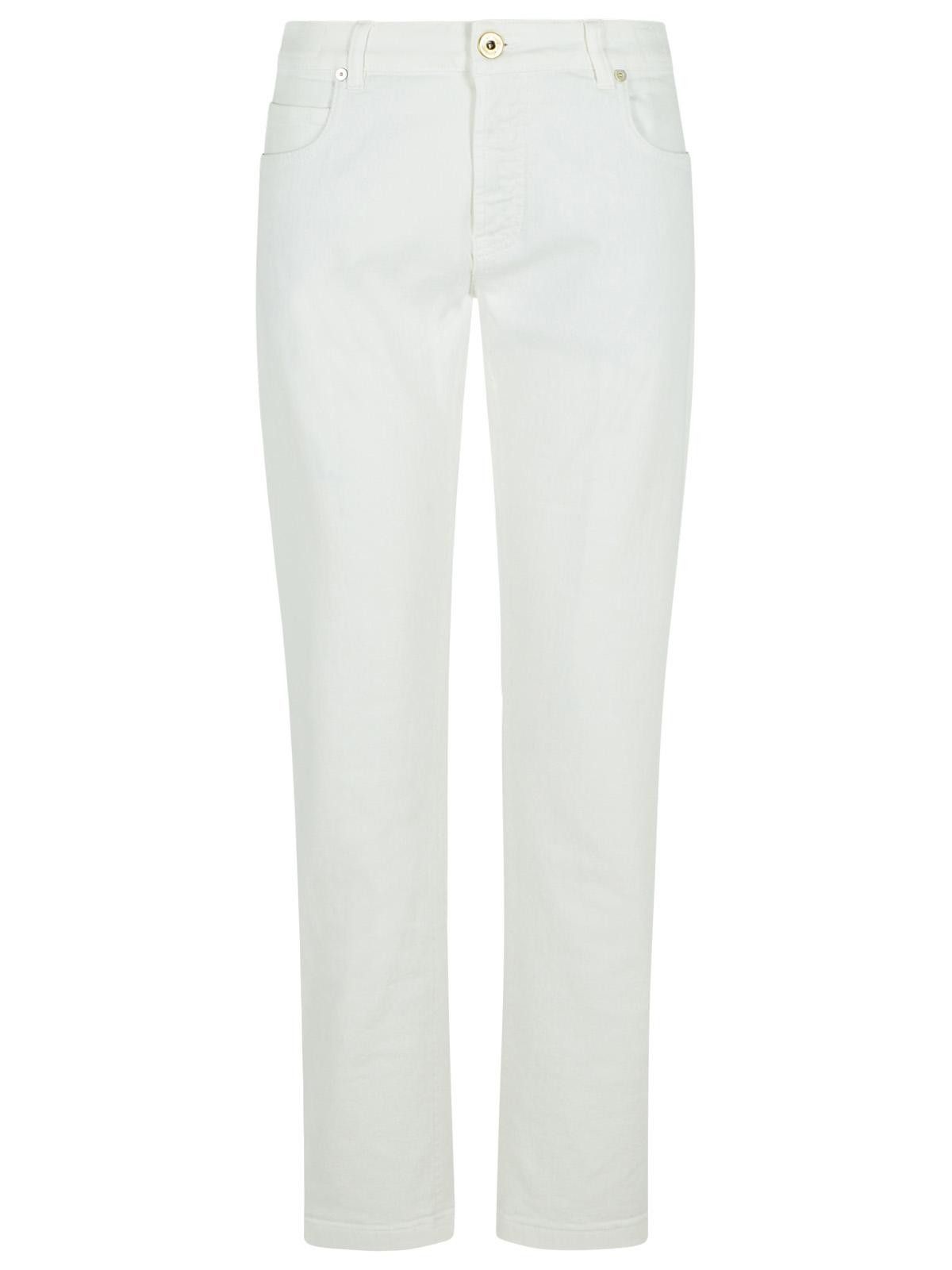 Eleventy ELEVENTY White Cotton Pants Size US 30 / EU 46 - 1 Thumbnail