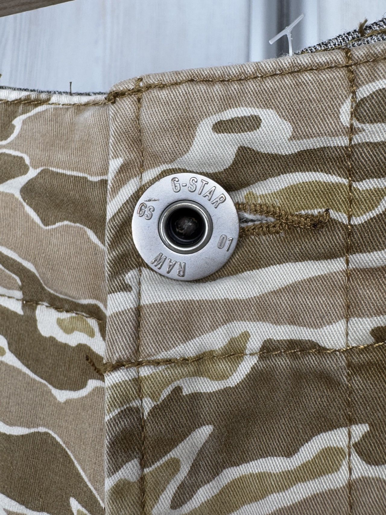 G-Star G-Star Raw Rovic Qane Camo DC 3D Tapered Desert Sand Pants Size US 33 - 4 Thumbnail