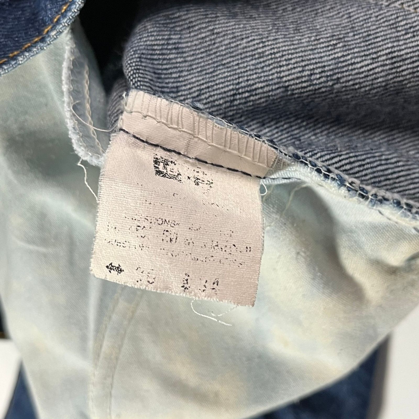 Levi's × Vintage VTG 1980’s Levi’s Orange Tag Straight Leg Denim Jeans 30x34 Size US 32 / EU 48 - 10 Thumbnail