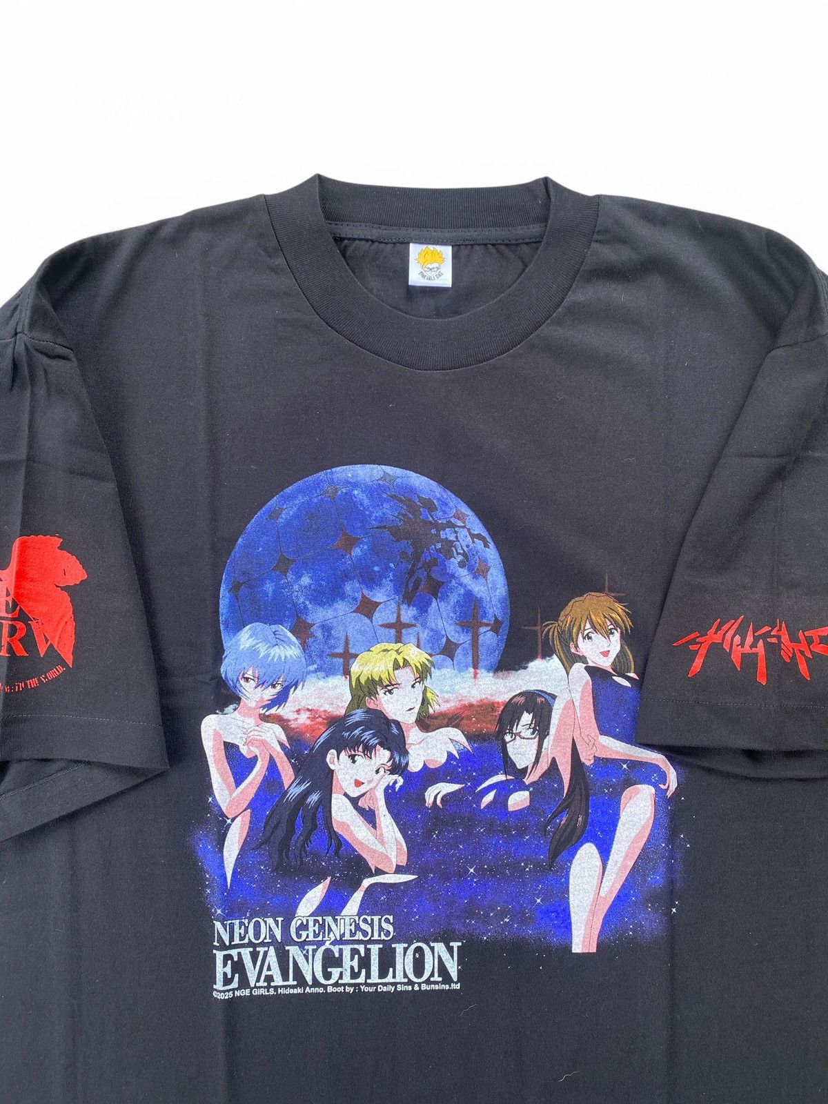 Japanese Brand Rare Evangelion Waifu Anime Shirt Neon Genesis Graphic Tee Size US XL / EU 56 / 4 - 8 Thumbnail