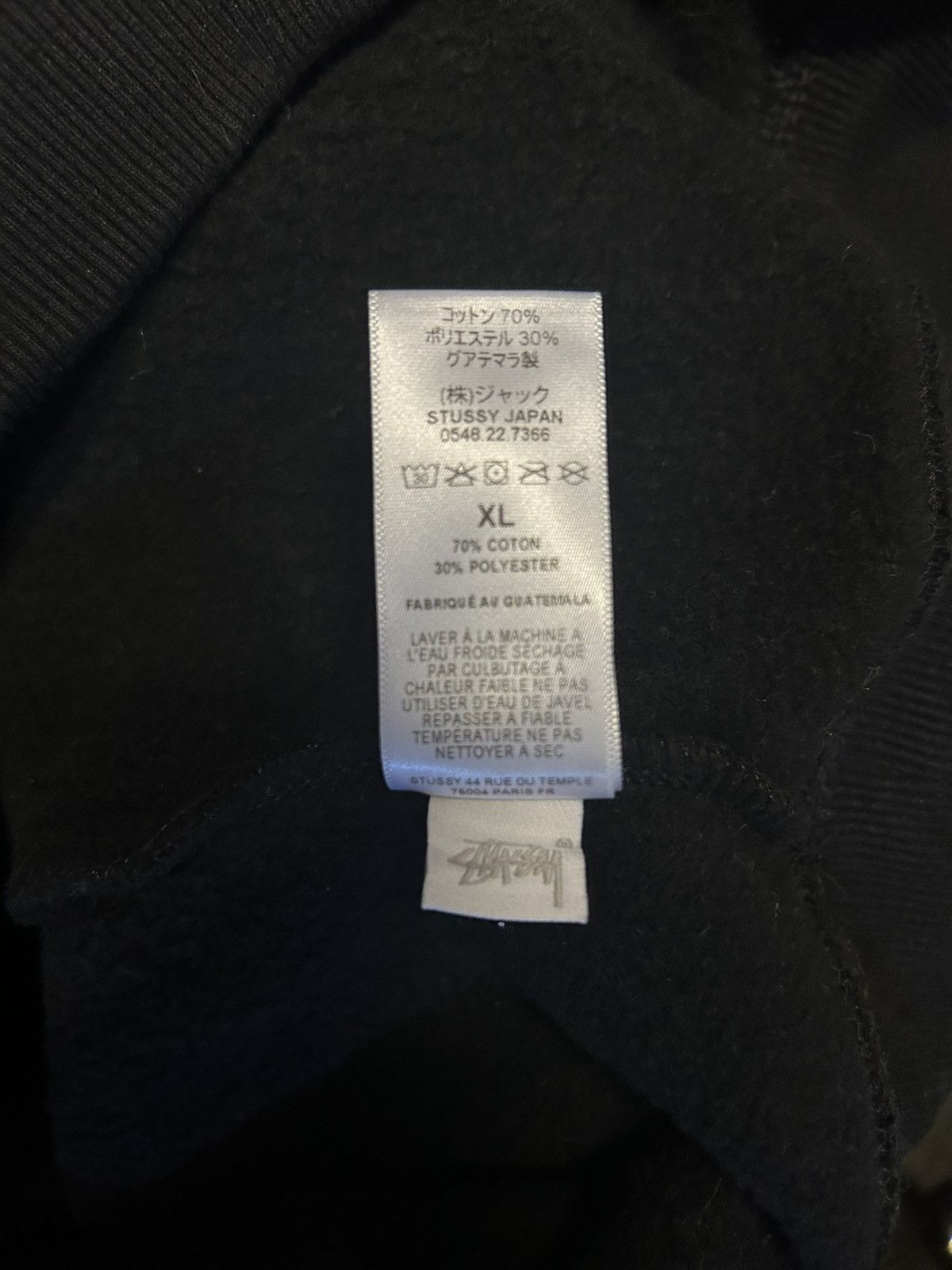 Stussy Black Stussy Crewneck Sweater Size US L / EU 52-54 / 3 - 4 Thumbnail