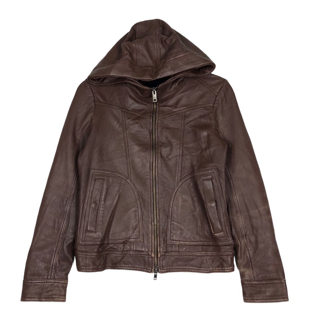 Avirex 🔥Vtg Leather Jacket Fly Avirex USA Size US S / EU 44-46 / 1 - 1 Thumbnail