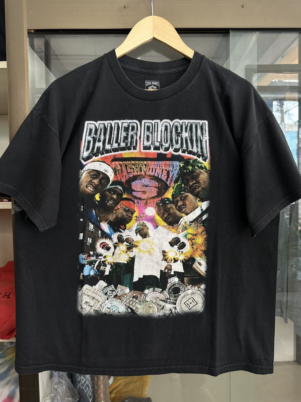 Rap Tees Baller Blockin by Cash Money Lil wayne , Juvenile , Birdman Size US XL / EU 56 / 4 - 1 Thumbnail