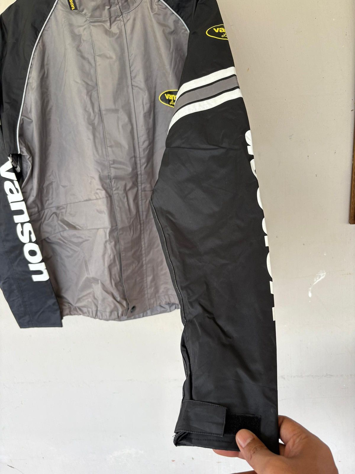 Vanson Leathers VTG Vanson Leather Waterproff Rain Jacket Moto Racer 1 Star Size US L / EU 52-54 / 3 - 3 Thumbnail