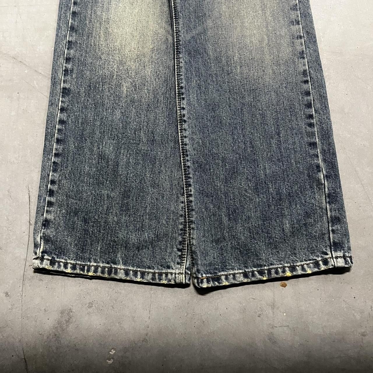 Japanese Brand × Vintage Vintage Y2K Faded Medium Wash Denim Jeans! Size US 34 / EU 50 - 5 Thumbnail