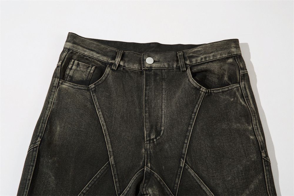 Jean × Vintage Split Splice Deconstructed Wash Distressed Jeans Size US 29 - 4 Thumbnail