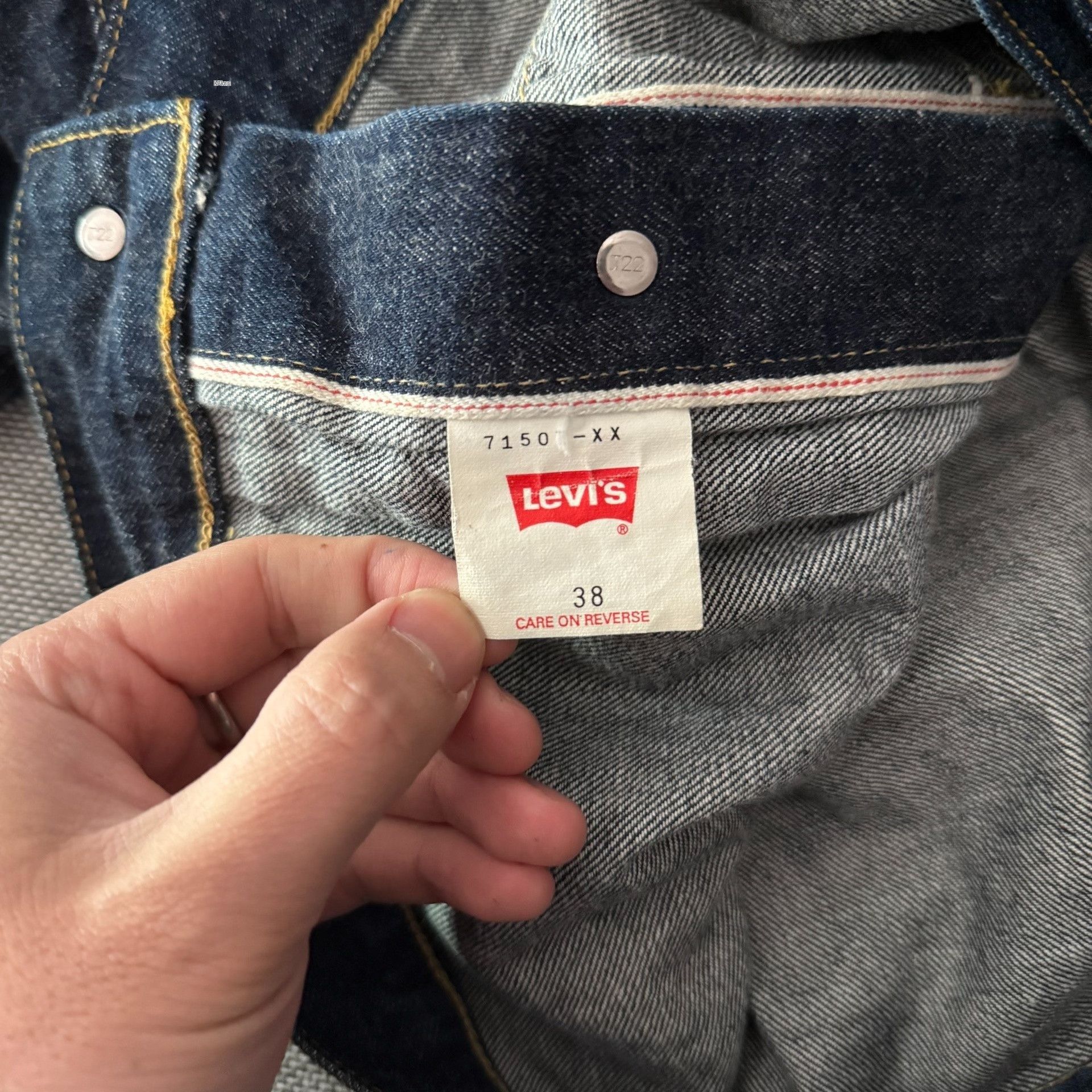 Levi's Vintage Clothing Levi's LVC507 J22 Denim Jacket Size US M / EU 48-50 / 2 - 8 Thumbnail