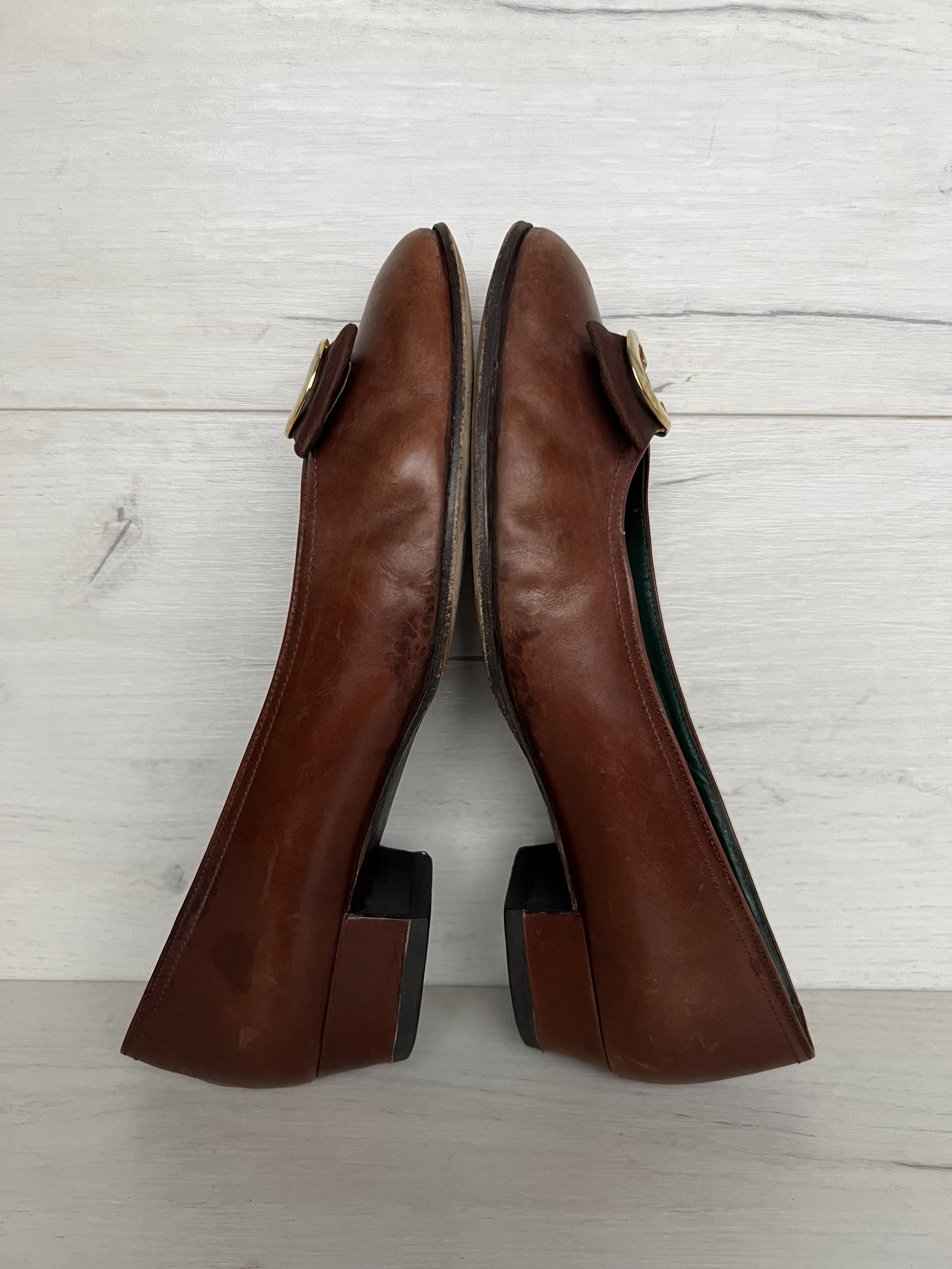 Gucci VINTAGE 70's GUCCI BIG METAL LOGO GG PUMPS HEELS LOAFERS Size US 6.5 / IT 36.5 - 7 Thumbnail