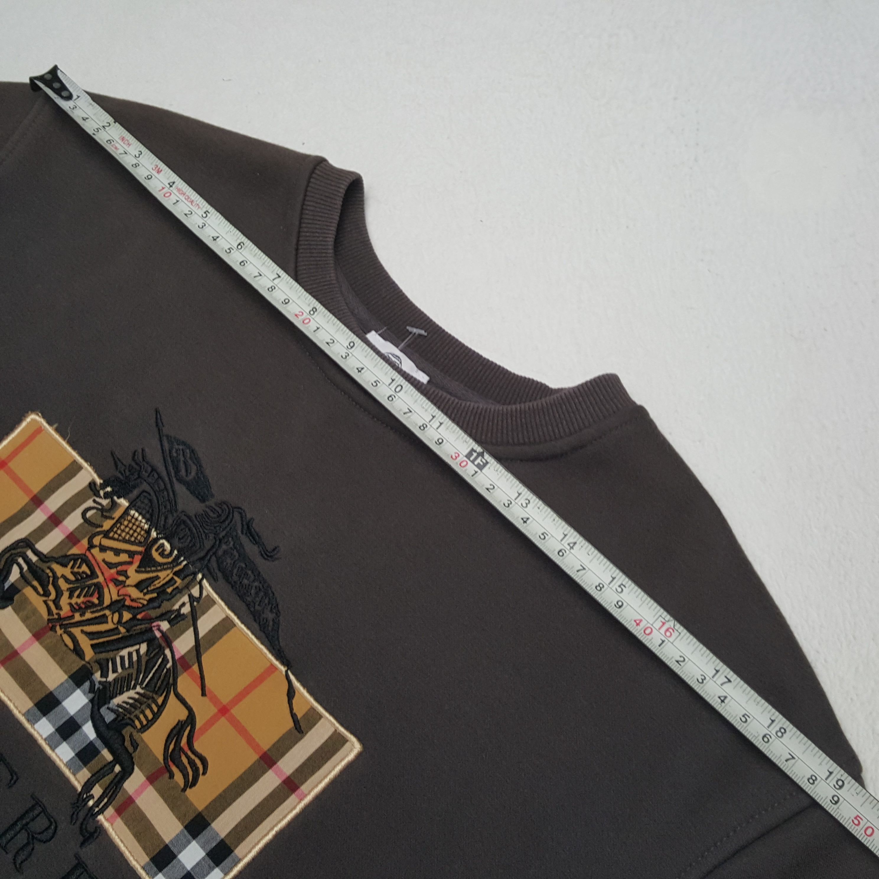 Burberry × Vintage BURBERRY Logo Nova Check Design Sweatshirt C284N3 Size US S / EU 44-46 / 1 - 4 Thumbnail