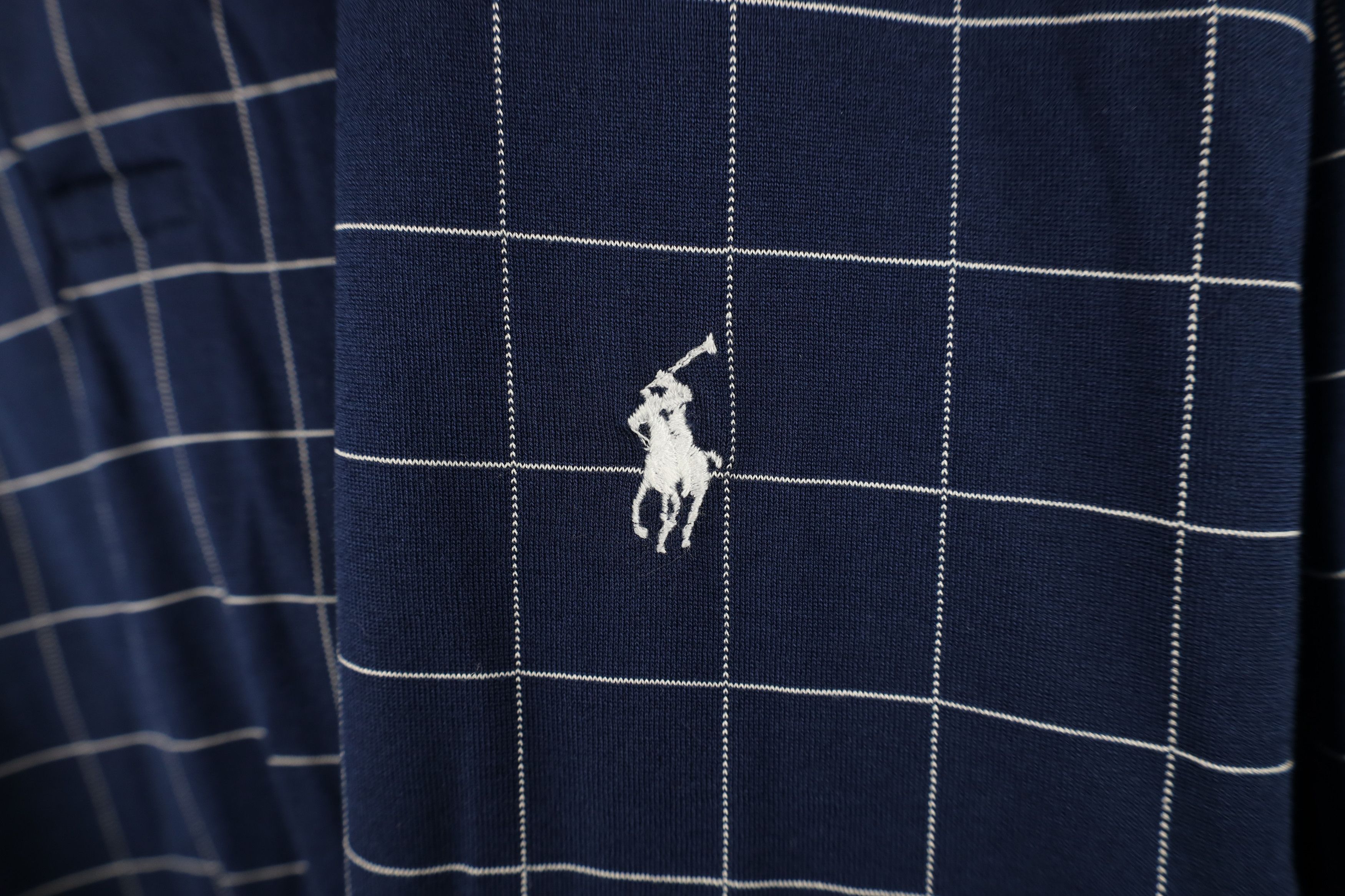 Ralph Lauren Vintage 90s Ralph Lauren Knit Long Sleeve Rugby Polo Plaid Size US XXL / EU 58 / 5 - 4 Thumbnail