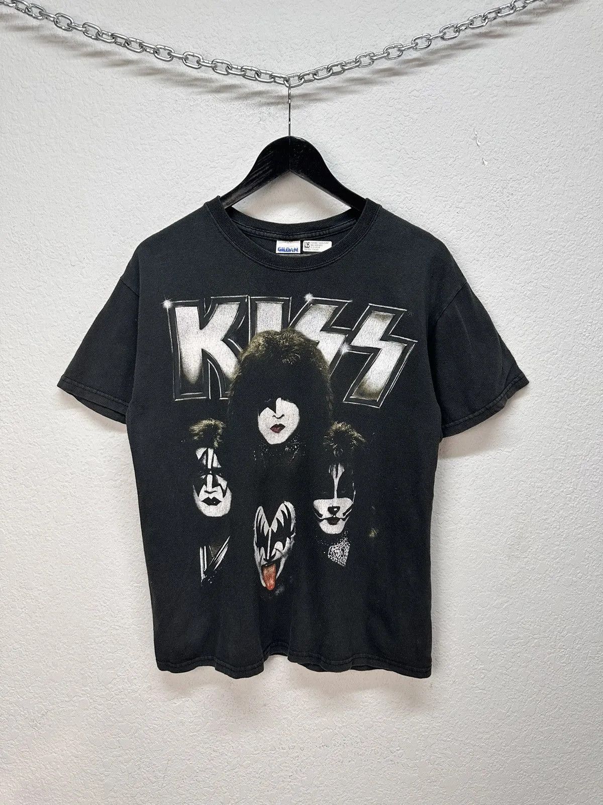 KISS Vintage Merch Kiss T-shirt Faded Punk Rock Band tee Opium Size US M / EU 48-50 / 2 - 1 Thumbnail