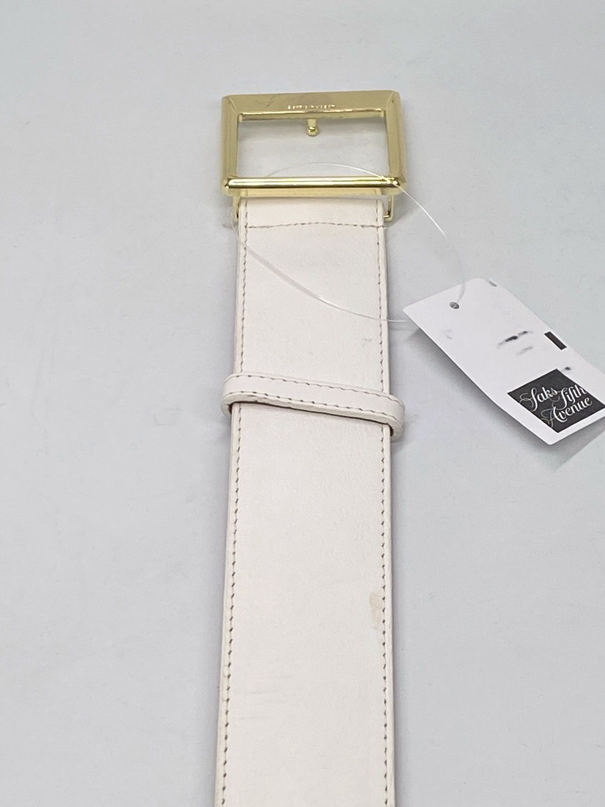 Other Sergio Hudson Square Buckle Wide Leather Belt size 12 Size ONE SIZE - 4 Thumbnail