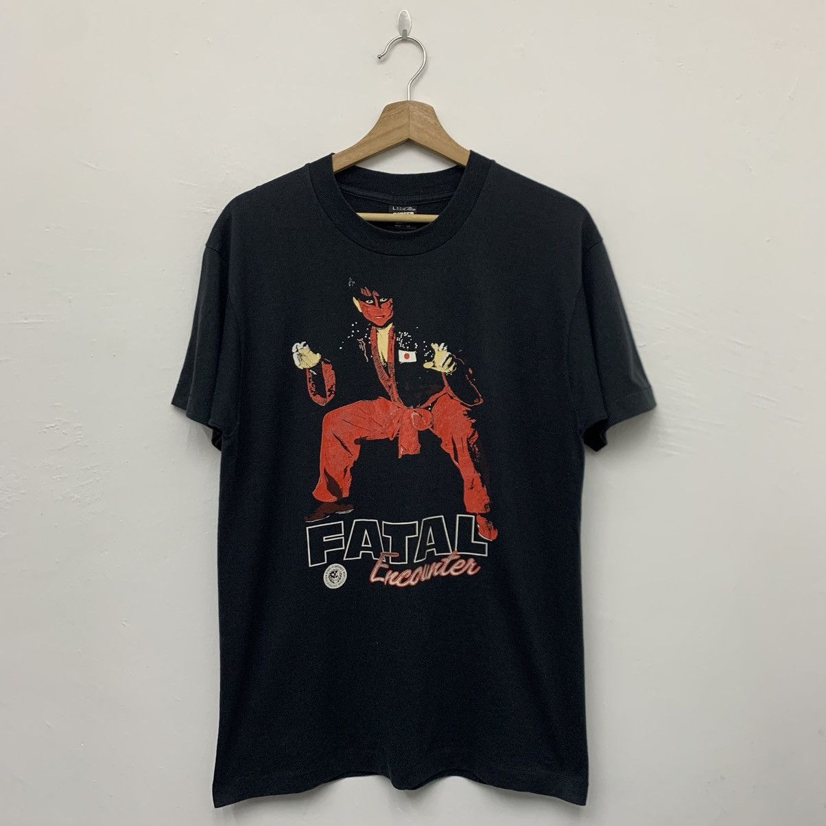 Vintage Vintage 80s Fatal Encounter japan pro wrestling t-shirt Size US M / EU 48-50 / 2 - 1 Thumbnail
