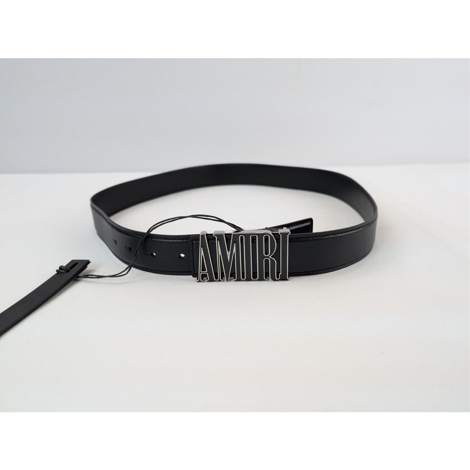 Amiri o1rshd1 Q:2 / Size: 100 / Nappa Amiri Core 4cm Belt in Black Size 40 - 4 Thumbnail
