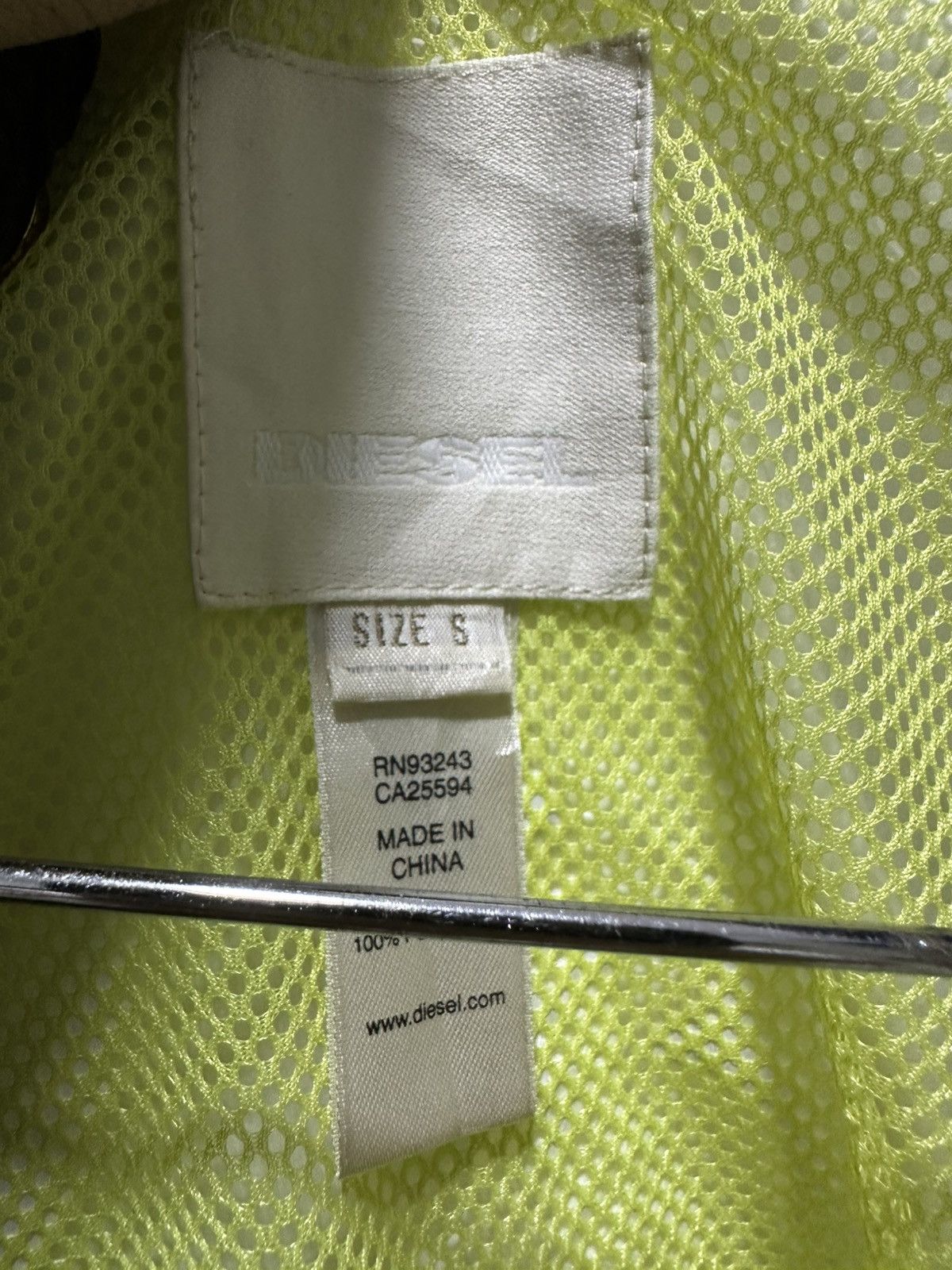 Diesel × Diesel Black Gold Diesel Windbreaker Jacket Design Multi Pocket Design Size US S / EU 44-46 / 1 - 5 Thumbnail