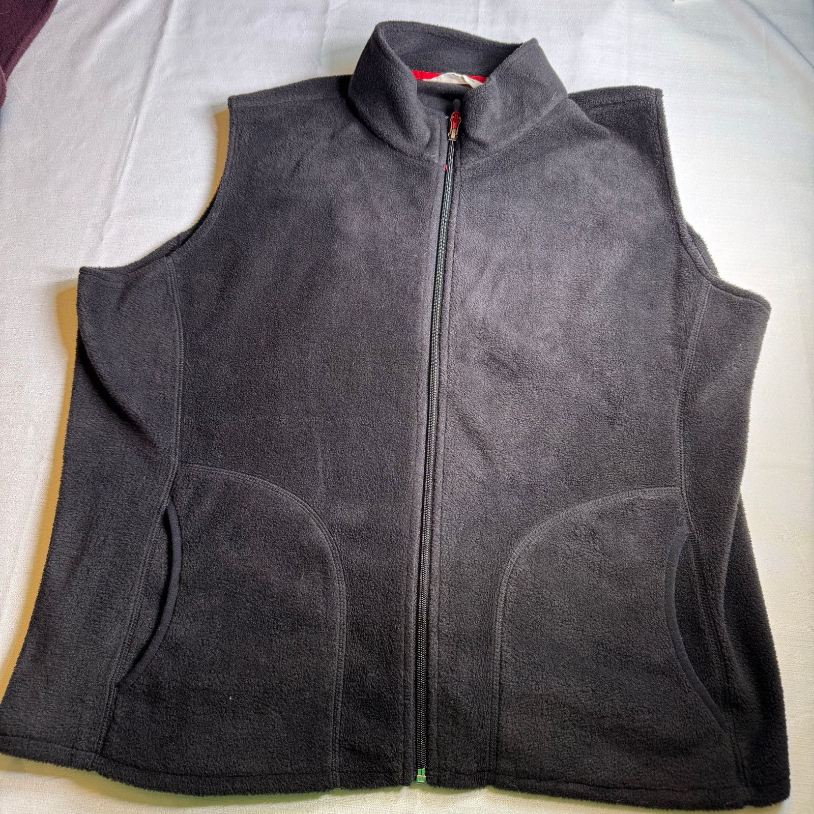 Woolrich Woolen Mills Woolrich Fleece Full-Zip Vest 2-Pockets Men's 2XL Black Size US XXL / EU 58 / 5 - 2 Thumbnail