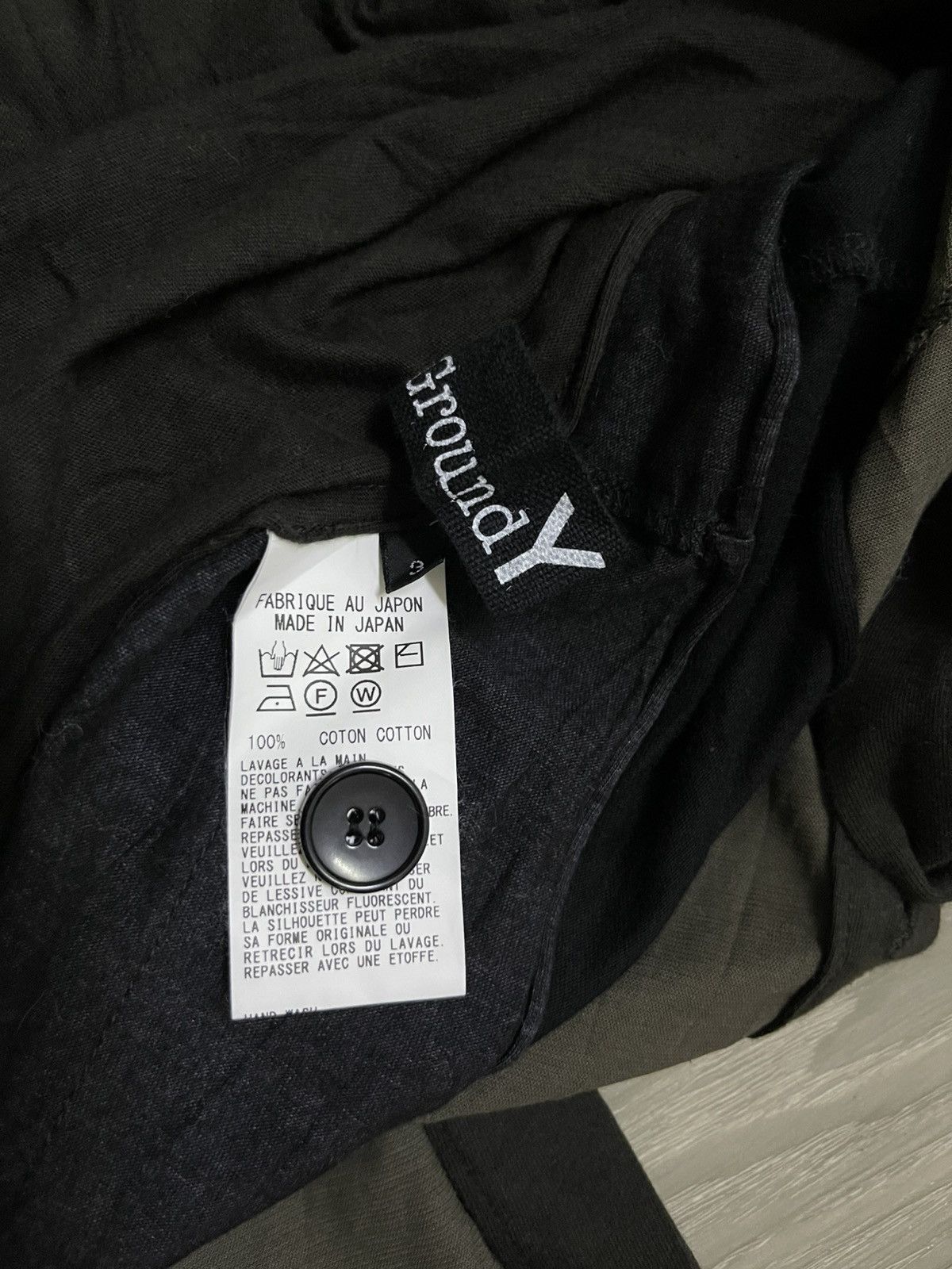 Yojhy Yamamoto x Ground’Y Long Cardigan Coat Size 3