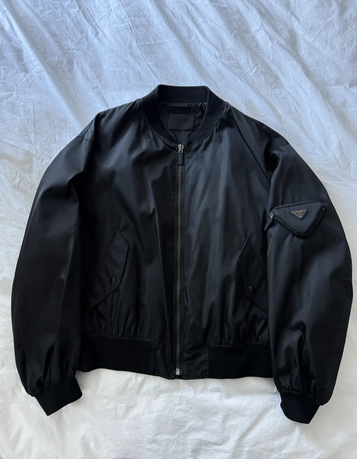 Prada × Vintage Prada Archive Reversible Leather / Nylon Black 