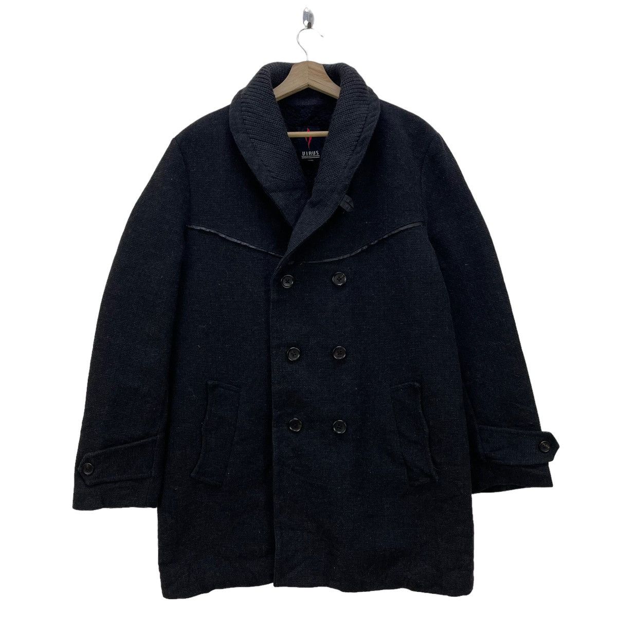 🤝Vintage 90S Virus Wool Jacket Made In Japan