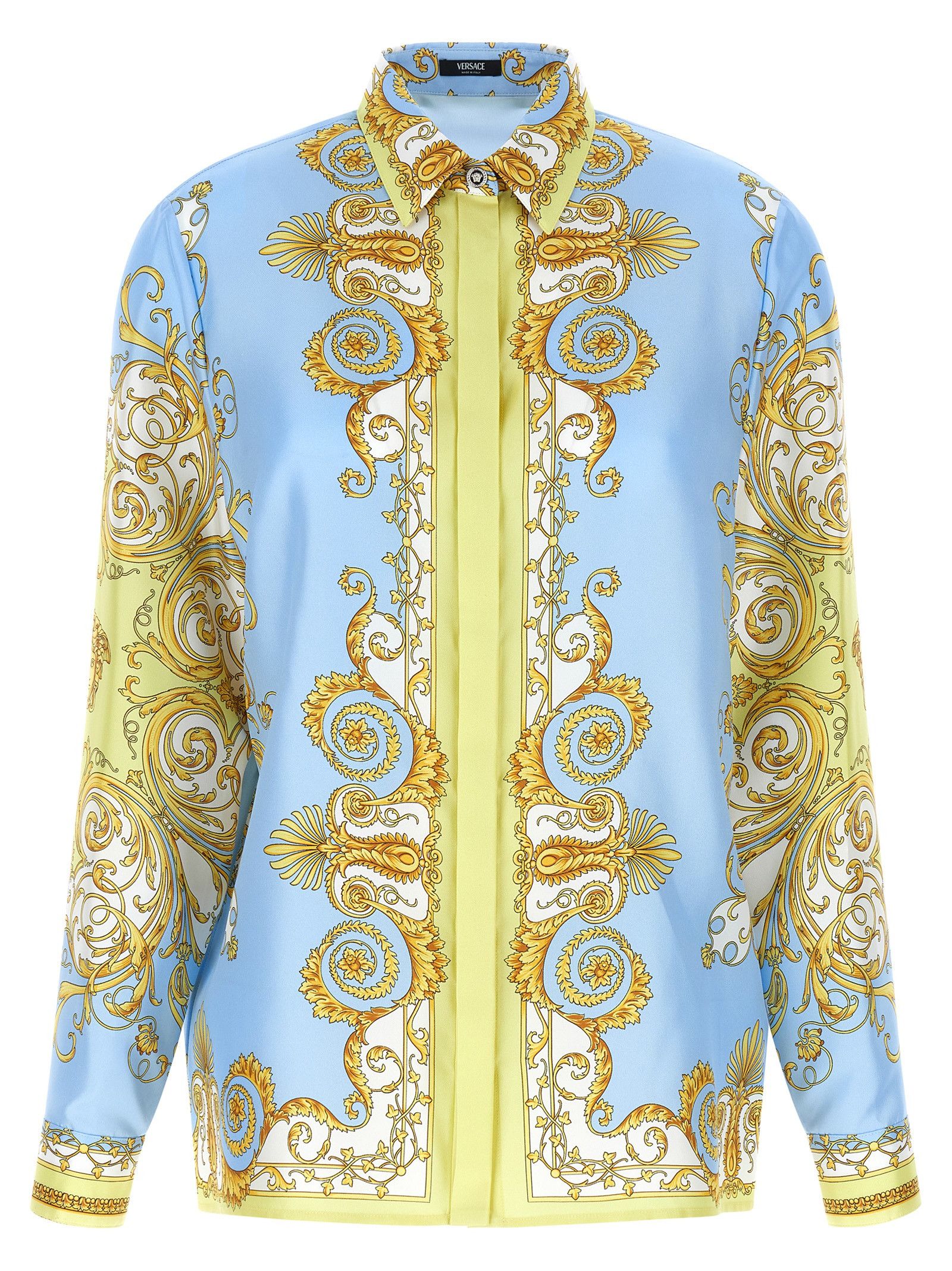 Versace 'Spring Barocco' Shirt Size M / US 6-8 / IT 42-44 - 1 Thumbnail