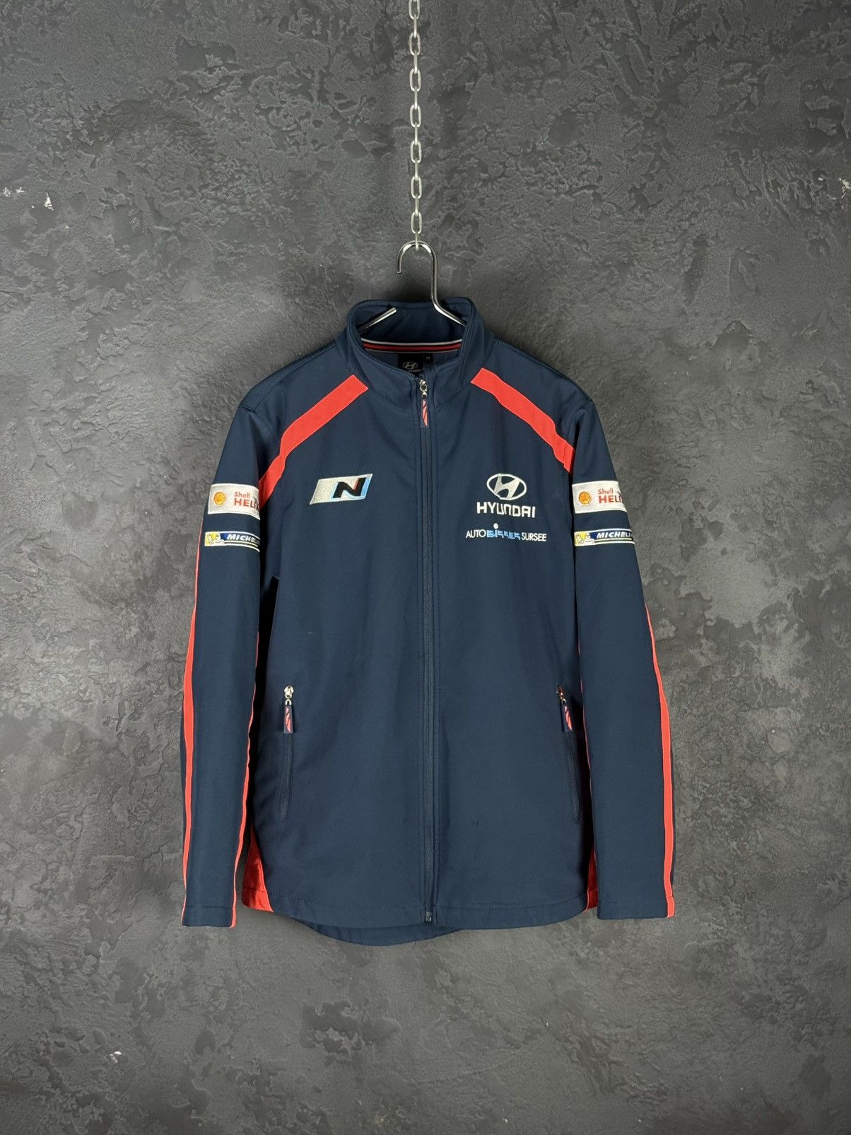 Vintage Men’s Hyundai WRC Softshell Windproof Racing Michelin Jacket Size US M / EU 48-50 / 2 - 4 Thumbnail