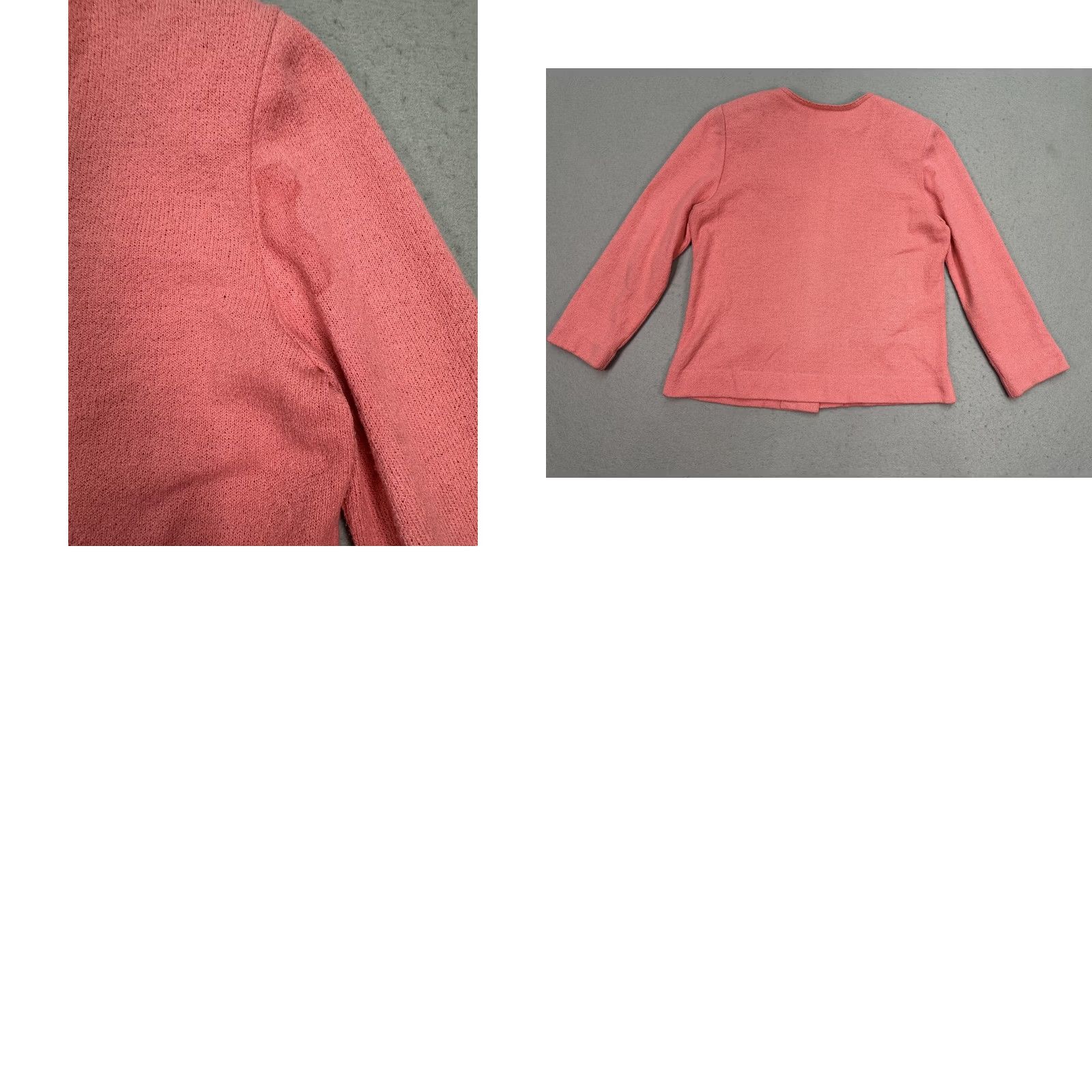 Pinko Vintage Castleberry Cardigan Pink Womens 14 Knit Button Front USA Size XL / US 12-14 / IT 48-50 - 9 Thumbnail