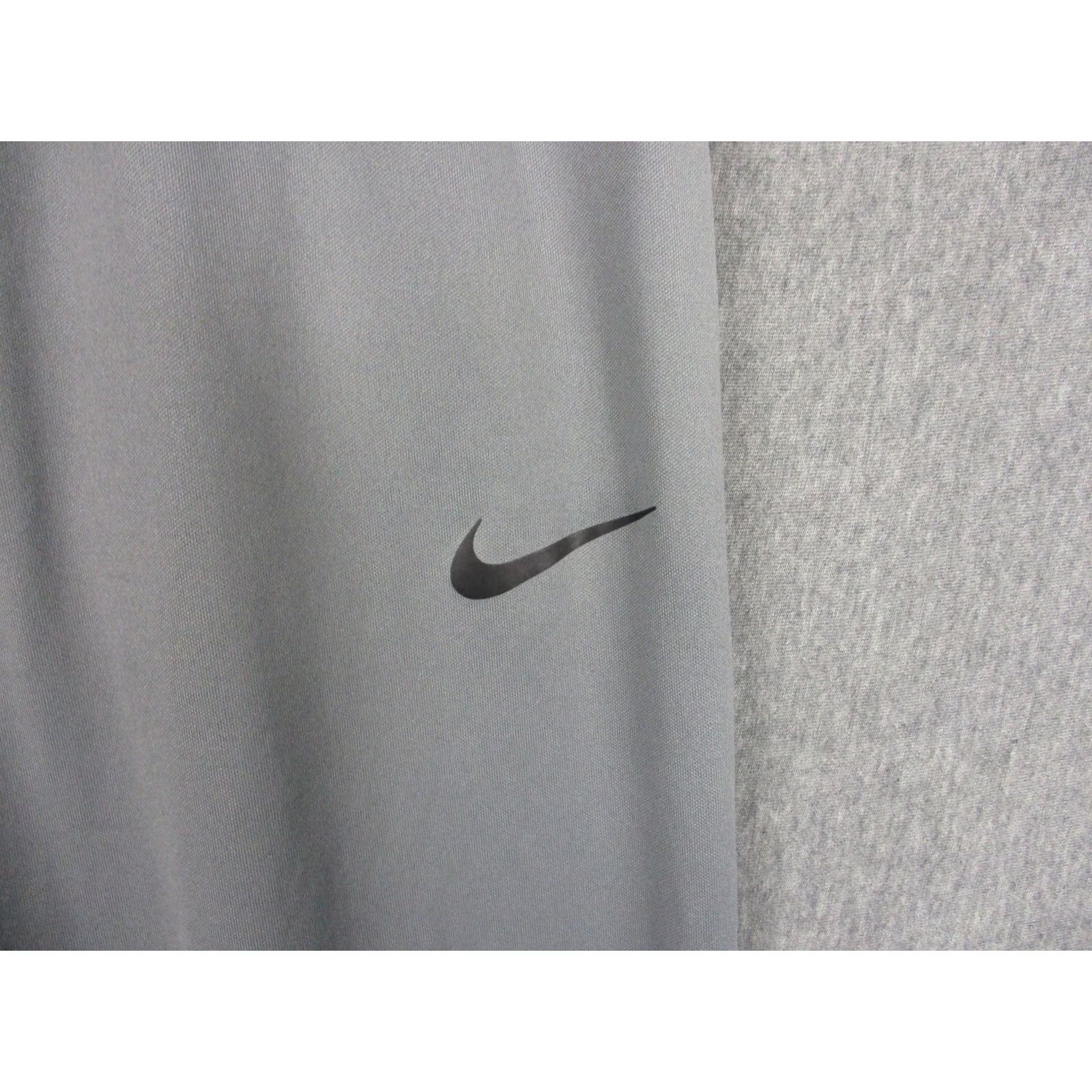 Nike Nike Dri-FIT Pants Mens S Gray Track Zip Hem Pockets FB7509-084 Size US 29 - 2 Thumbnail