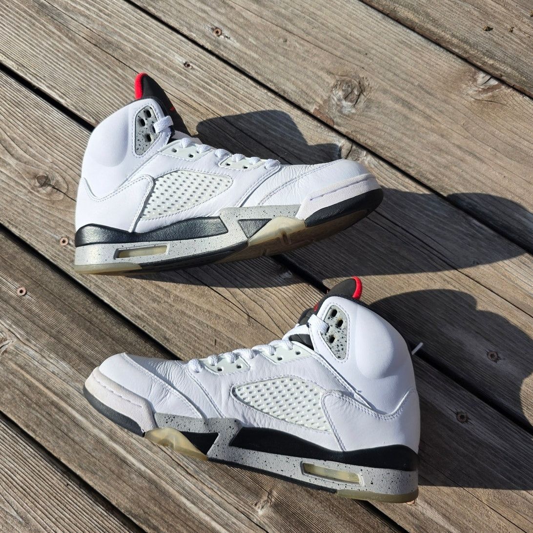 Jordan Brand × Nike Nike Air Jordan 5 "White Cement" Size US 9.5 / IT 39.5 - 3 Thumbnail