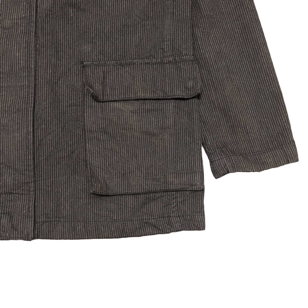 Kansai Yamamoto Vintage Kansai Yamamoto Stripe Jacket Multi Pocket Size US M / EU 48-50 / 2 - 4 Thumbnail