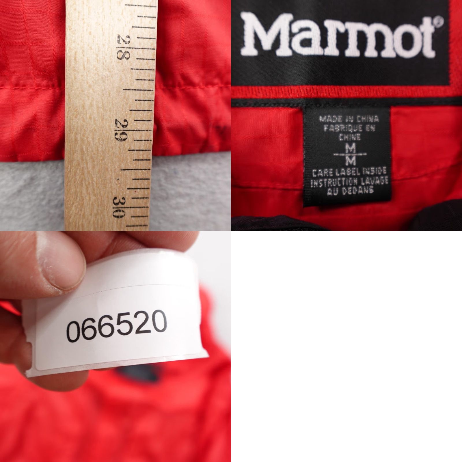 Marmot Marmot Jacket Mens Medium Red Windbreaker Rain Coat Shell Packable Lightweight Size US M / EU 48-50 / 2 - 8 Thumbnail