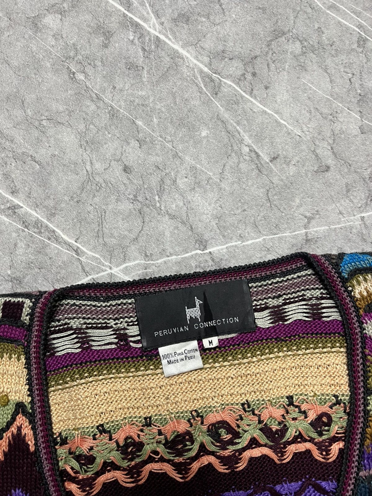 Designer × Vintage !need gone! Peruvian Connection Knit Vest Size M / US 6-8 / IT 42-44 - 3 Thumbnail